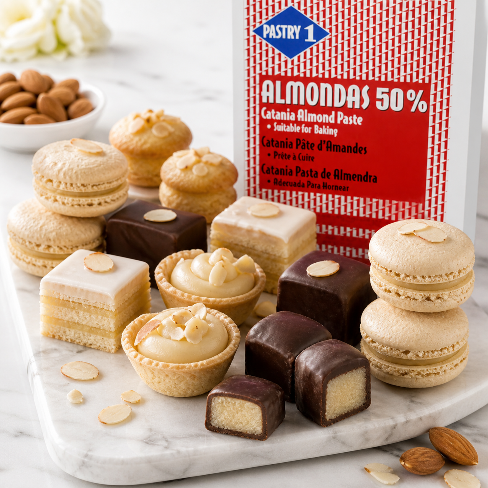 Pastry 1 Pastry 1 - Almond Paste Raw 50% - 2.2 lb
