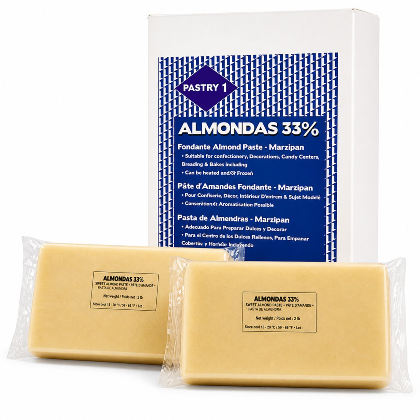 Pastry 1 Pastry 1 - Almond Paste 33% - 2.2 lb