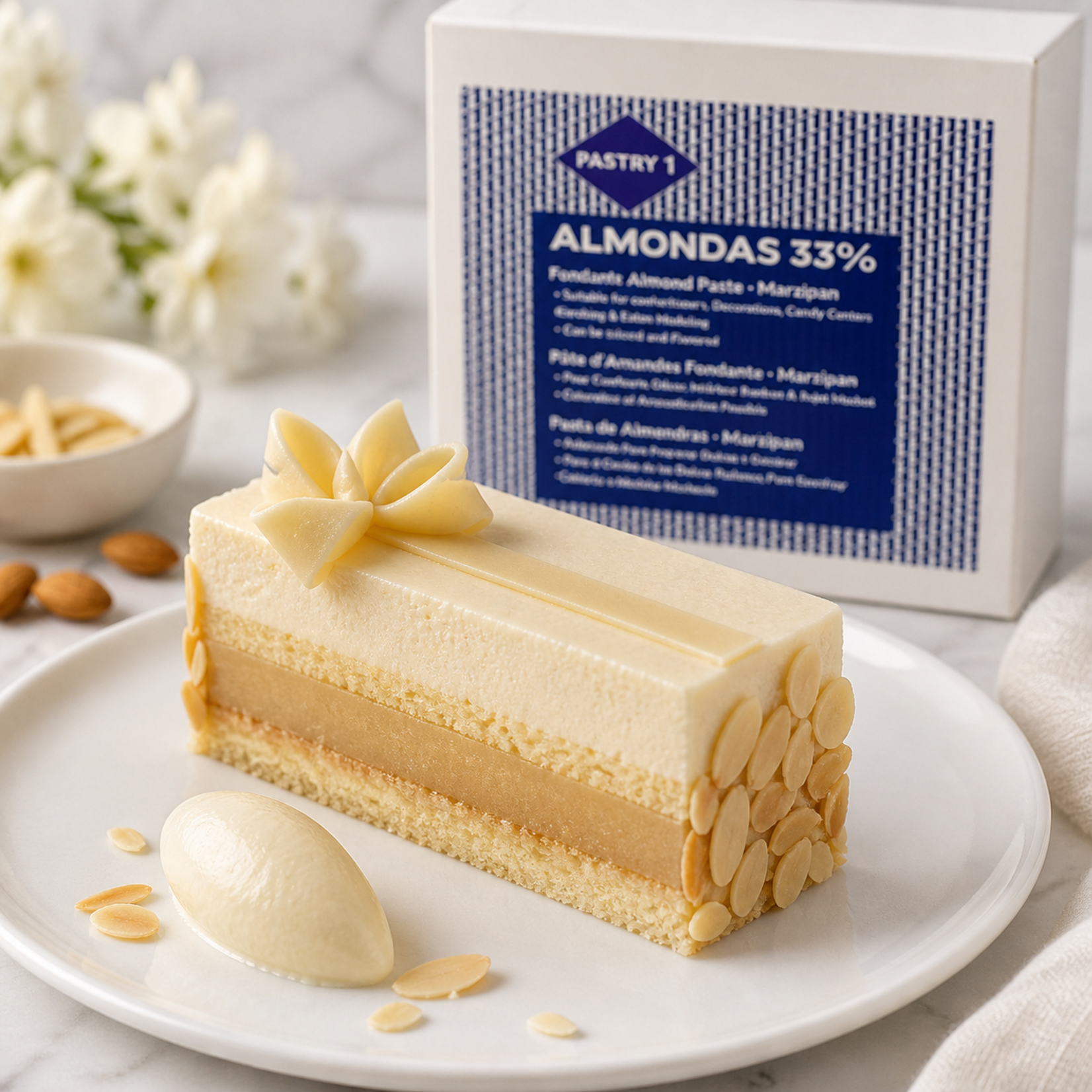 Pastry 1 Pastry 1 - Almond Paste 33% - 2.2 lb