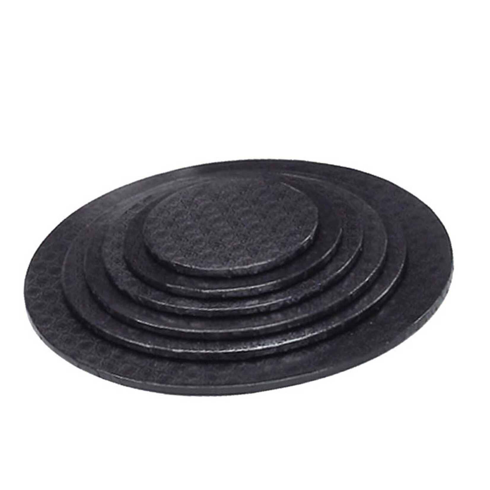 Enjay Enjay - Cake drum - 1/2" round, Black - 16"