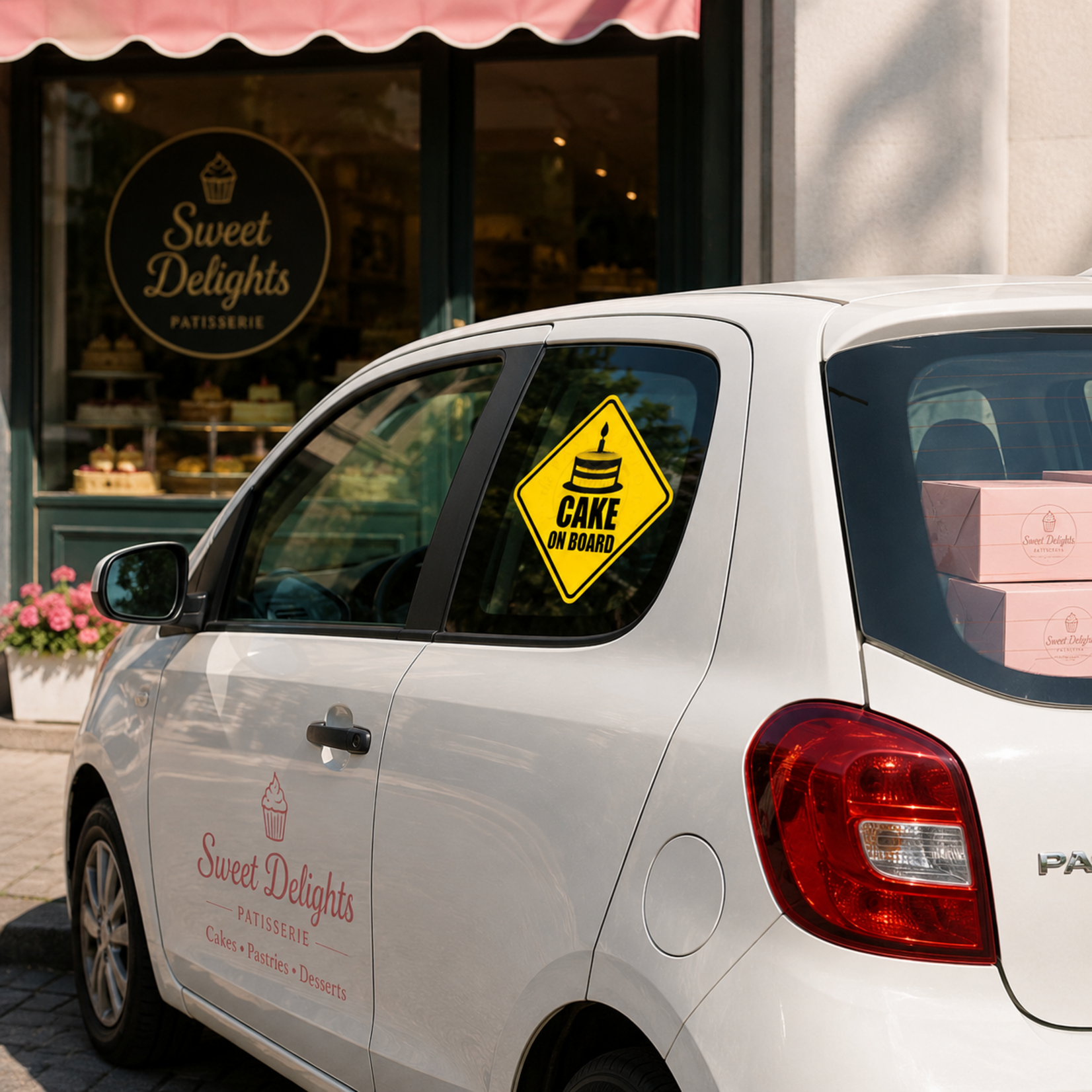 Pastry Depot Pastry Depot - Cake On Board Window Decal