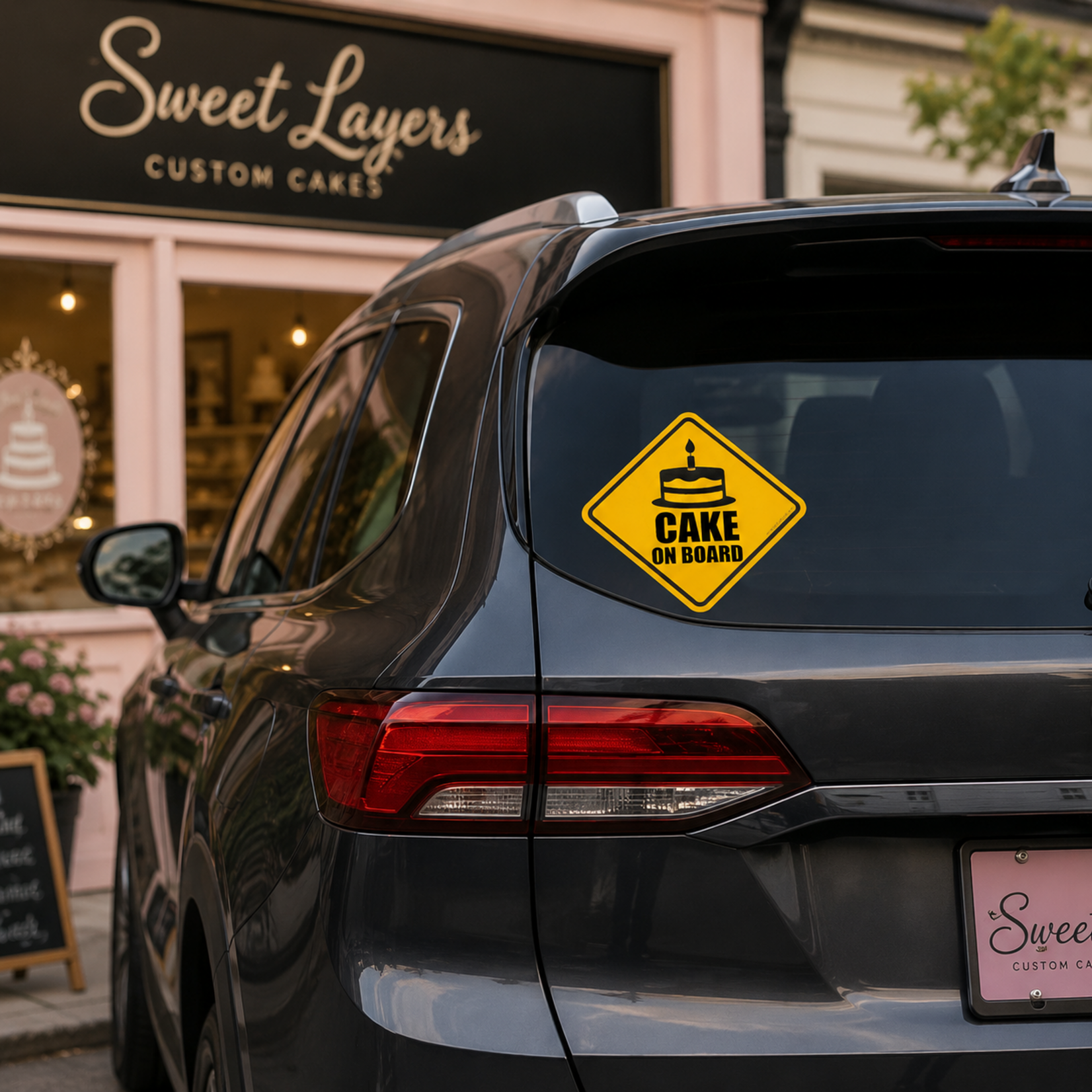Pastry Depot Pastry Depot - Cake On Board Window Decal