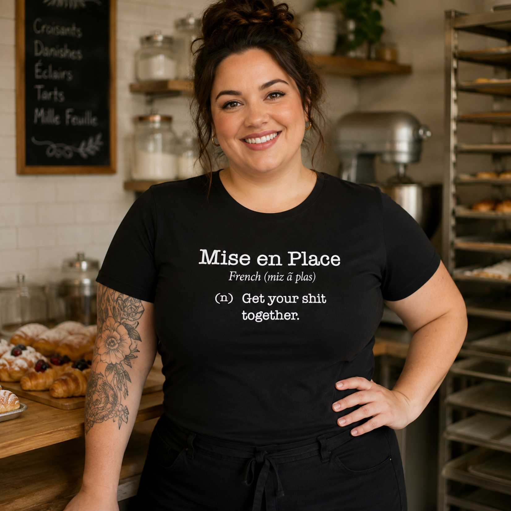 Pastry Depot Pastry Depot - Mise en Place T-shirt, Women Medium