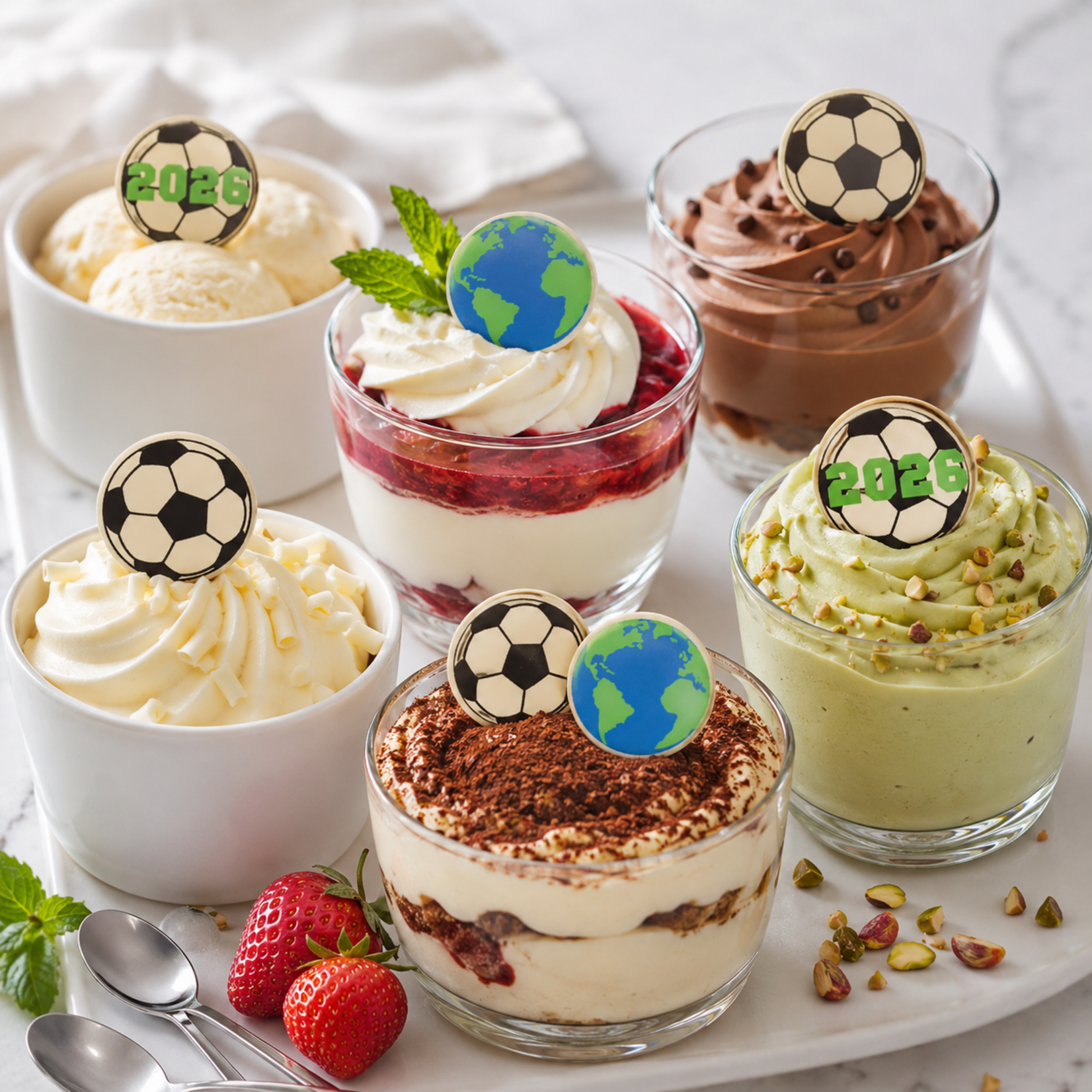 Dobla Dobla - White Chocolate Soccer Trio (462ct)
