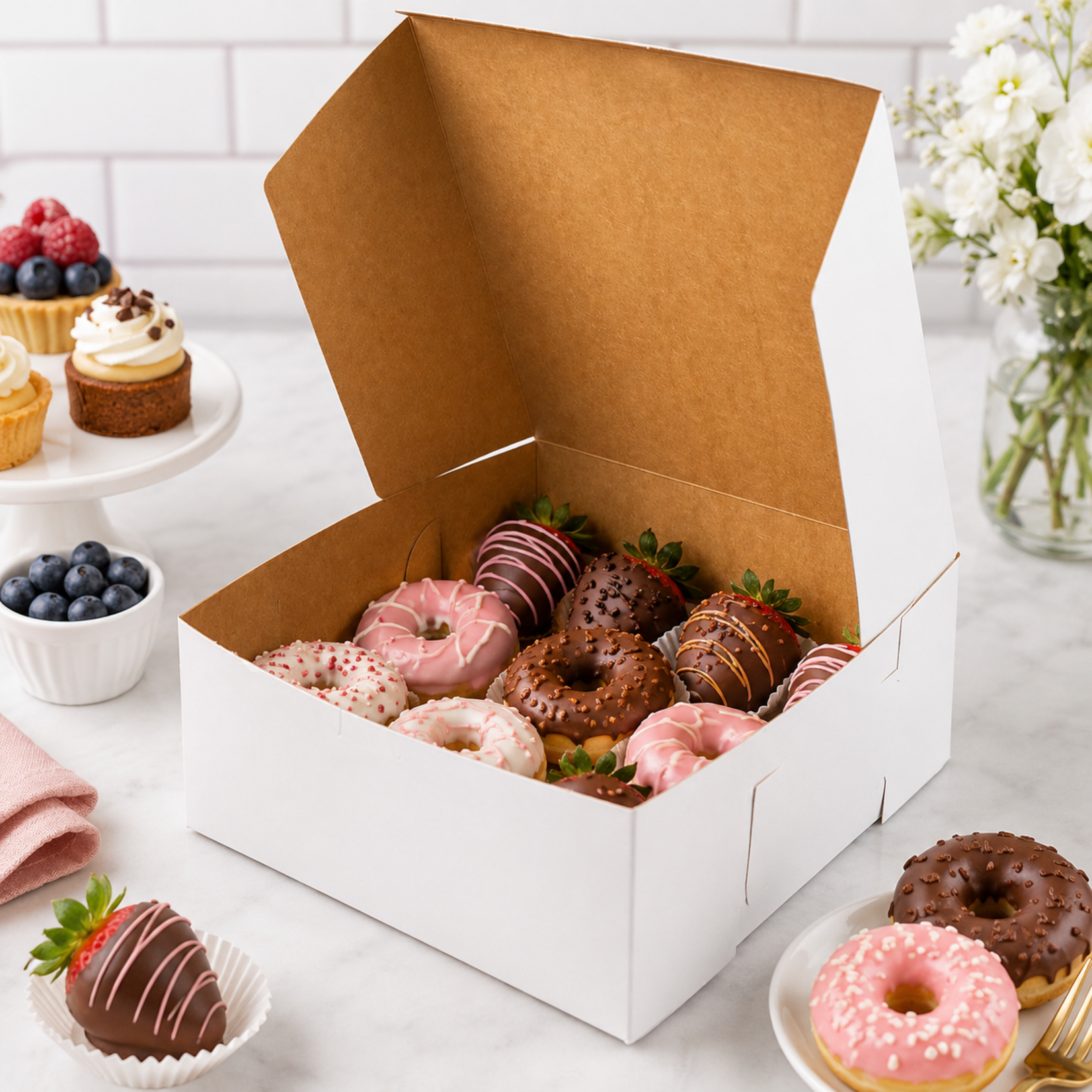 Cake box - 6x6x4"