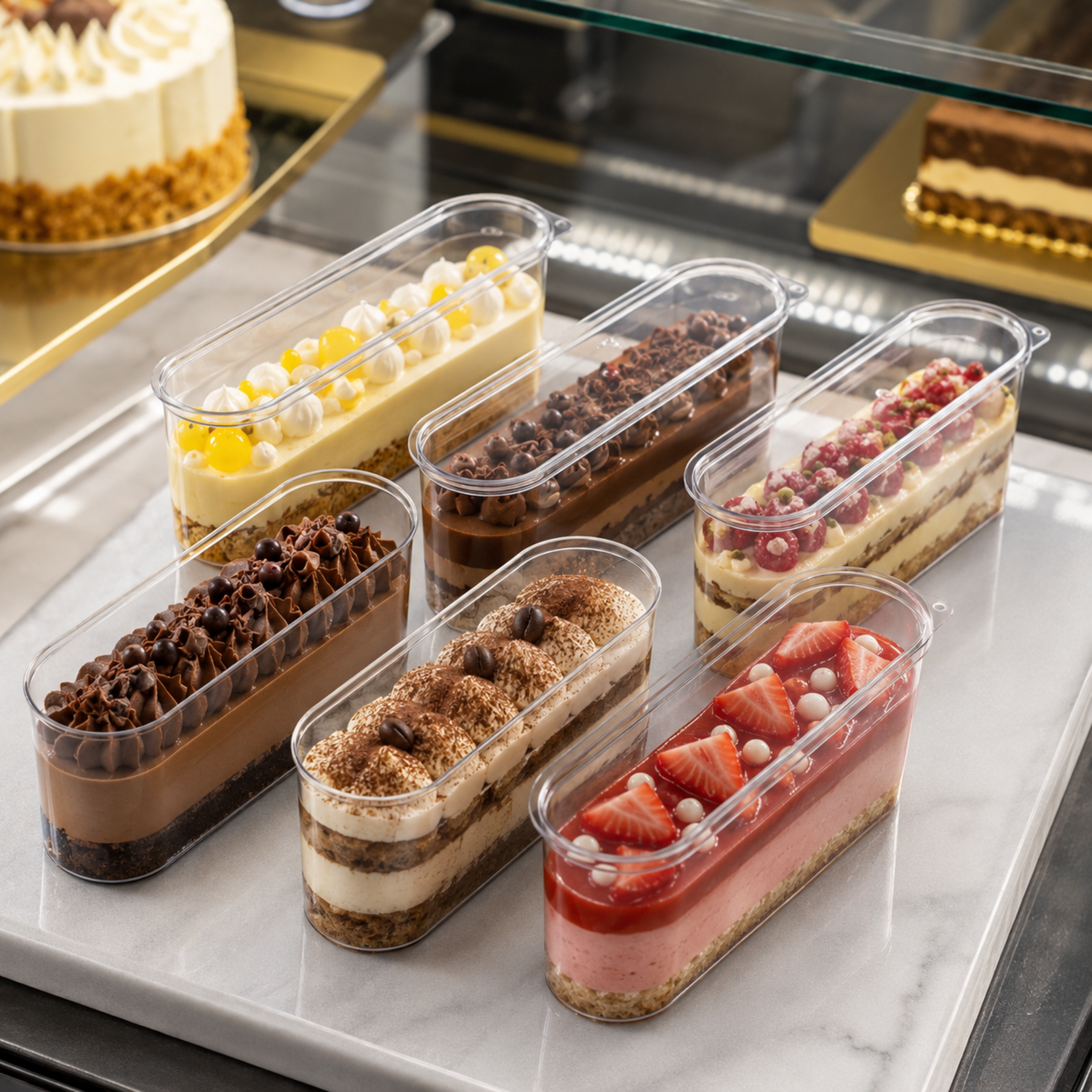 Martellato Martellato - Eclair Cup Lid, Plasticware (100 ct)