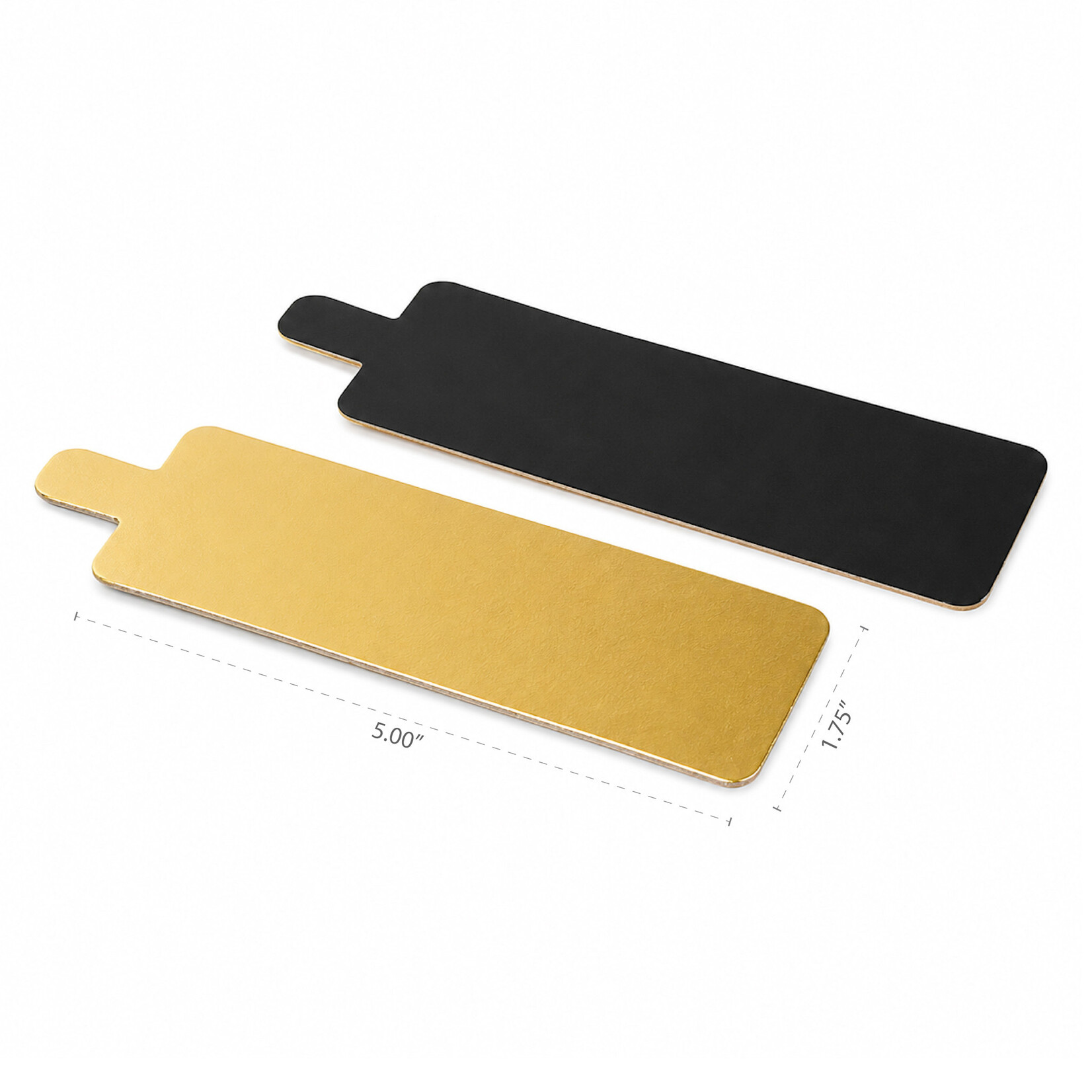 Enjay Enjay - Gold and Black Reversible Rectangle Mono Board - 5x1.75" (650 ct)