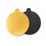 Enjay Enjay - Gold and Black Reversible Round Mono Board - 3.25" (500 ct)