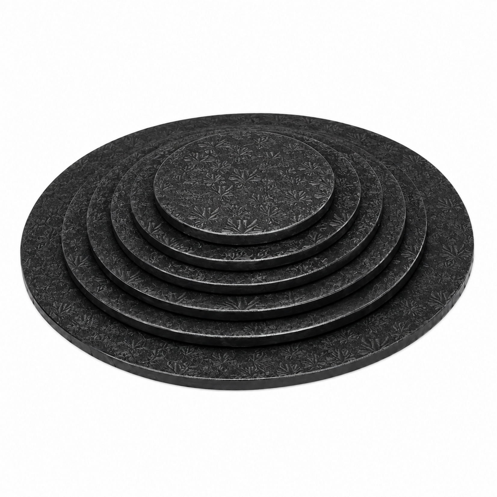 Enjay Enjay - Cake drum - 1/2" round, Black - 16"