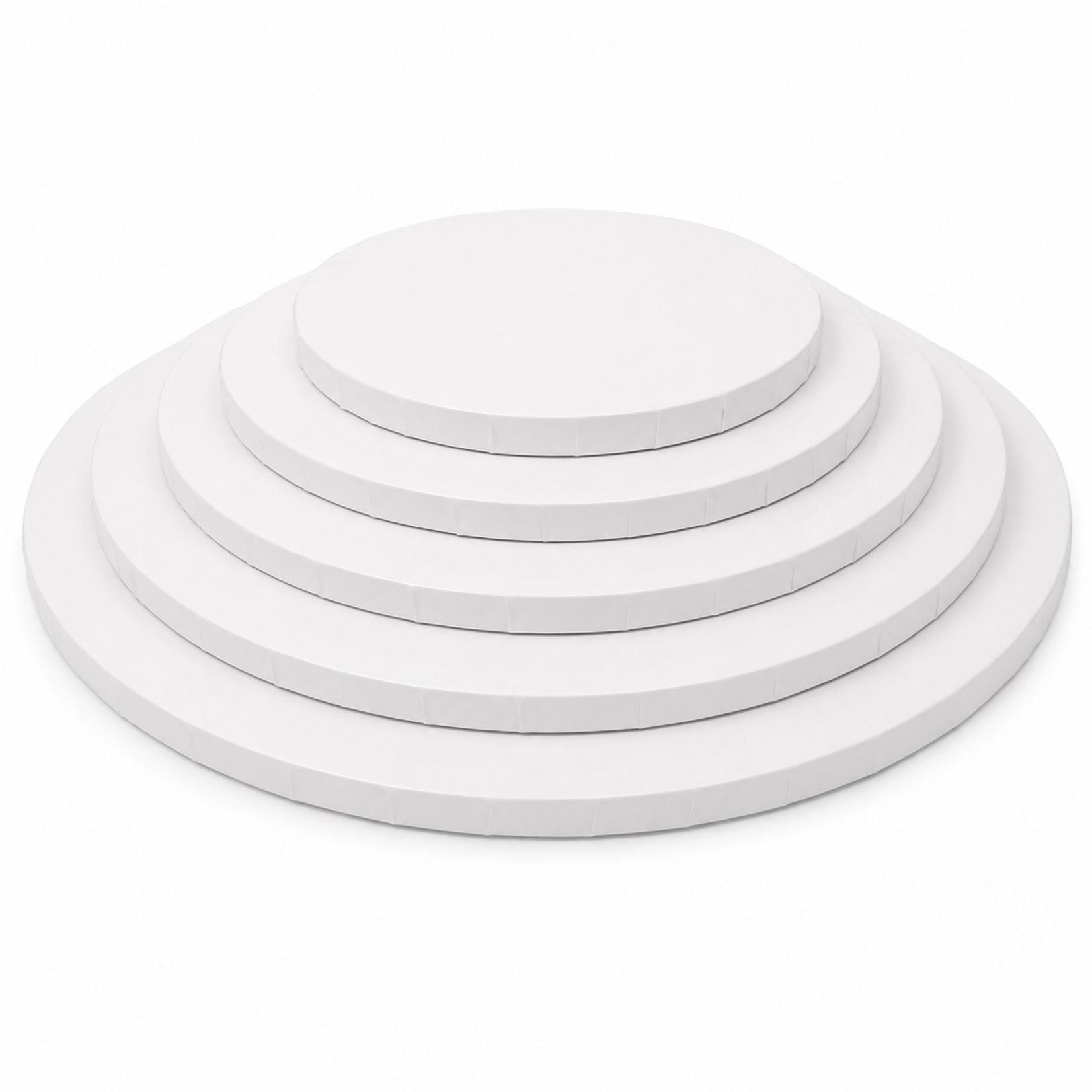 Enjay Enjay - Cake drum - 1/2" round, White -