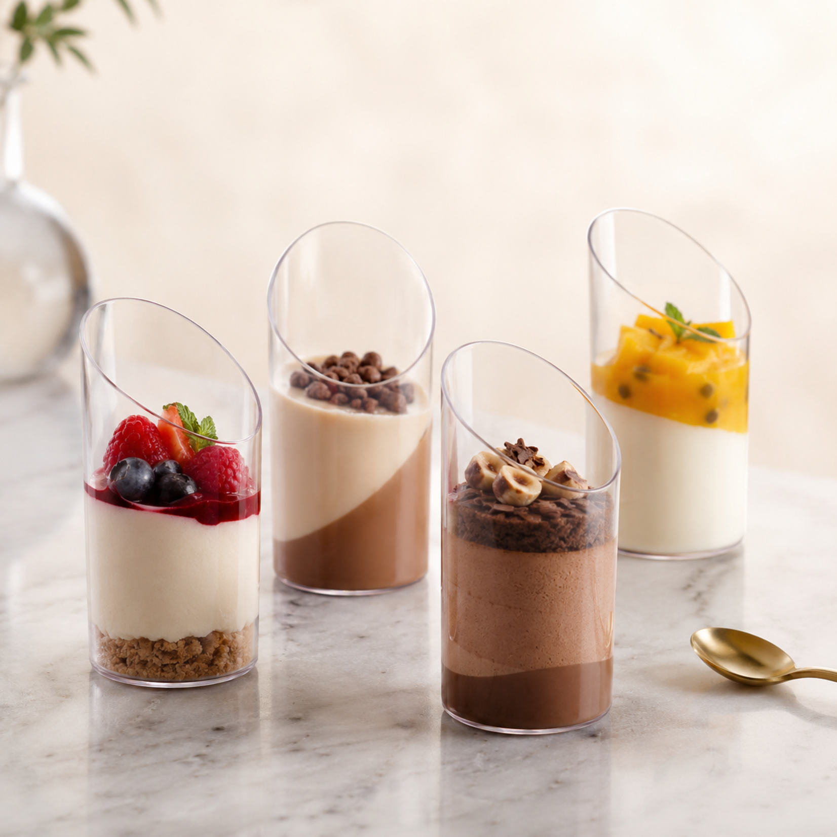 Martellato Martellato - Tube Cup, Plasticware - 2.4 oz (100 ct)
