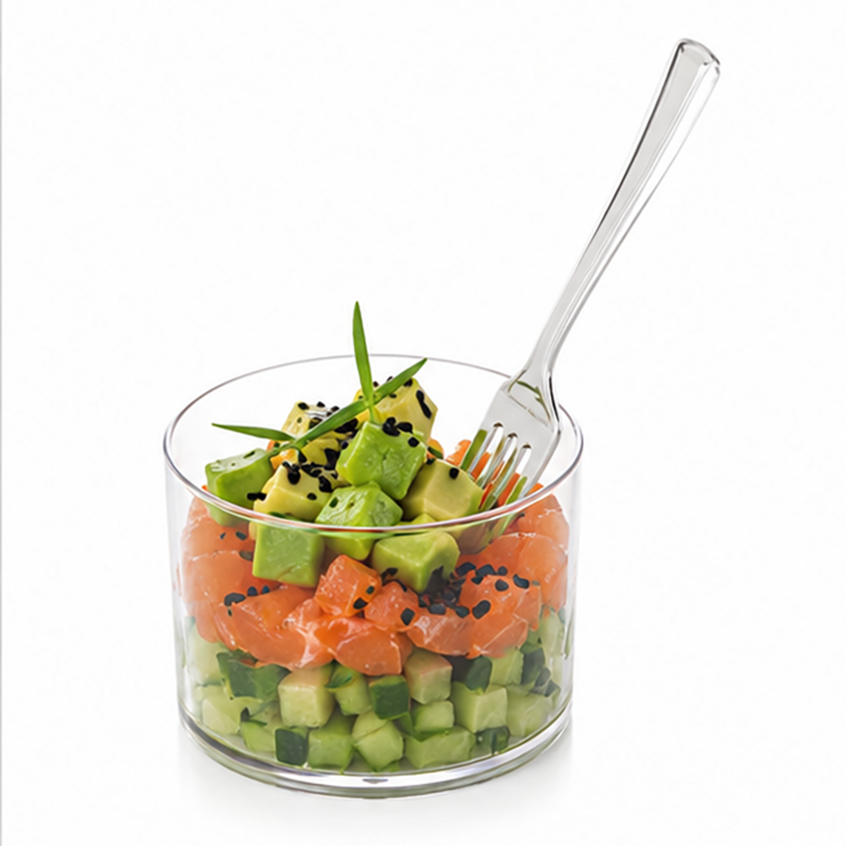 Sweet Flavor Sweet Flavor - Silver Mini Fork, Plasticware - 4'' (500ct)