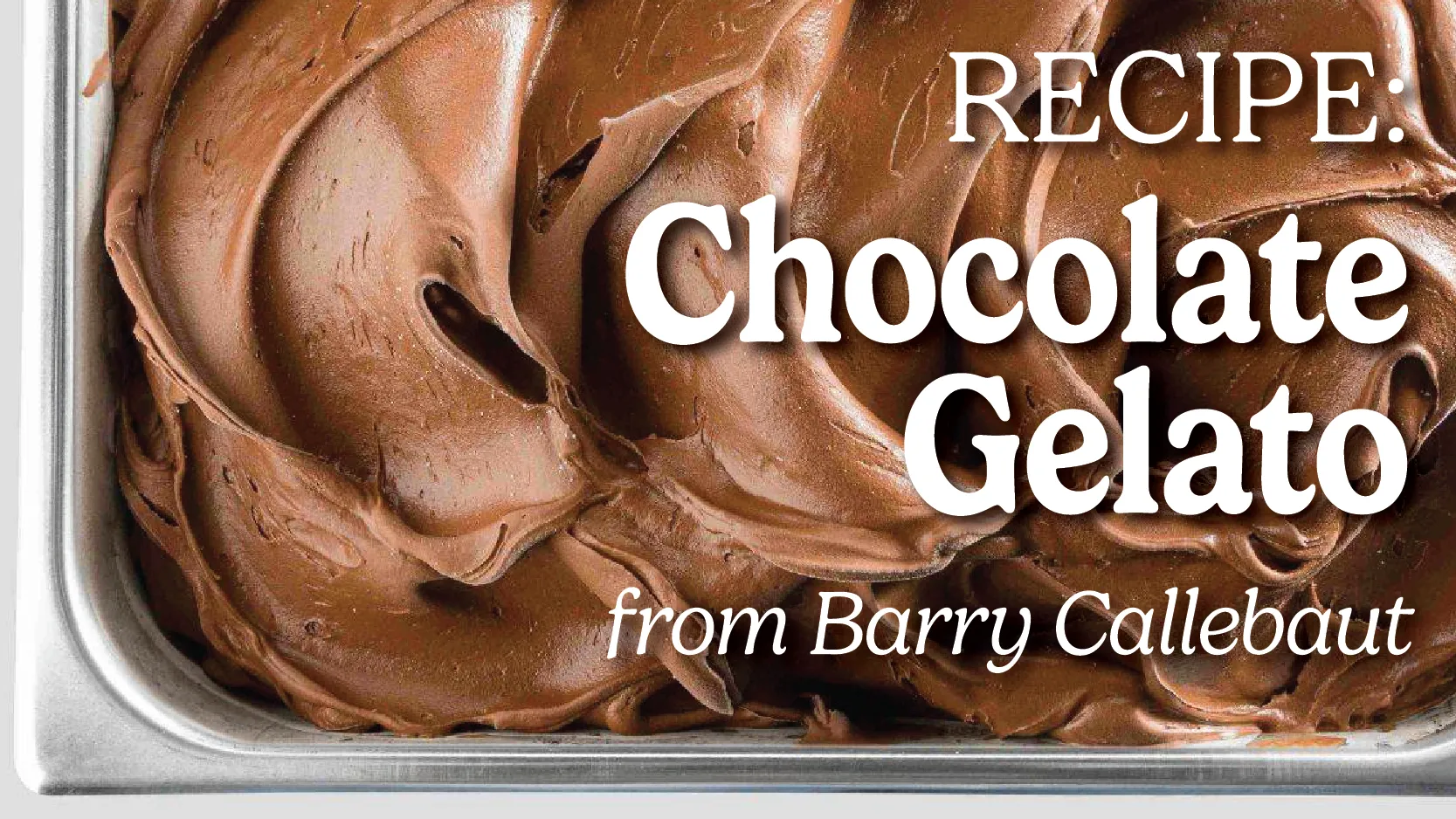 Chocolate Gelato