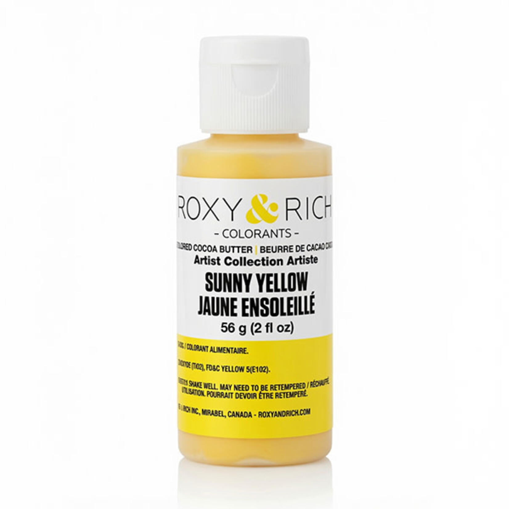 Roxy & Rich Roxy & Rich - Sunny Yellow Cocoa Butter - 2 oz