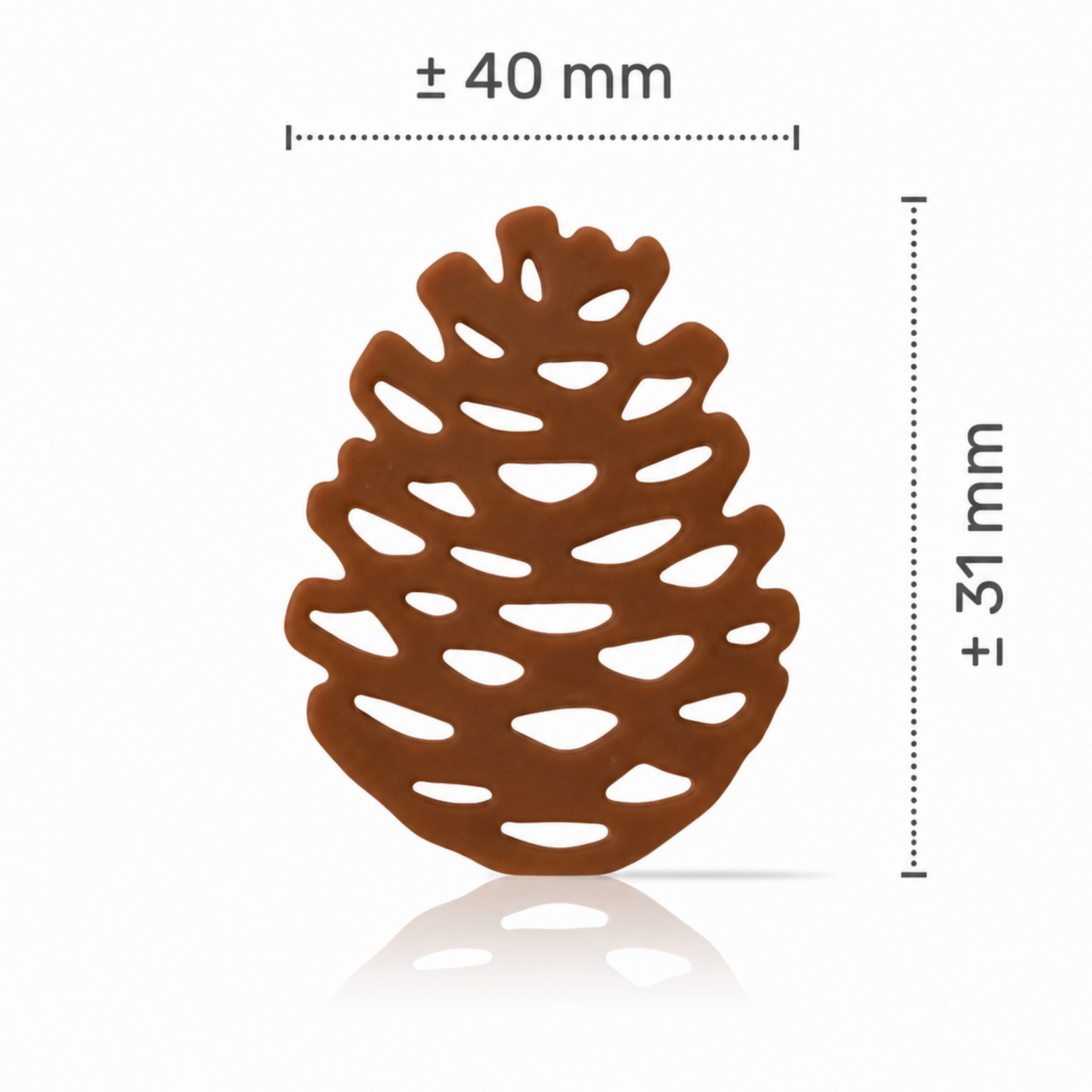 Dobla Dobla - Chocolate Lace Pine Cone (180ct)