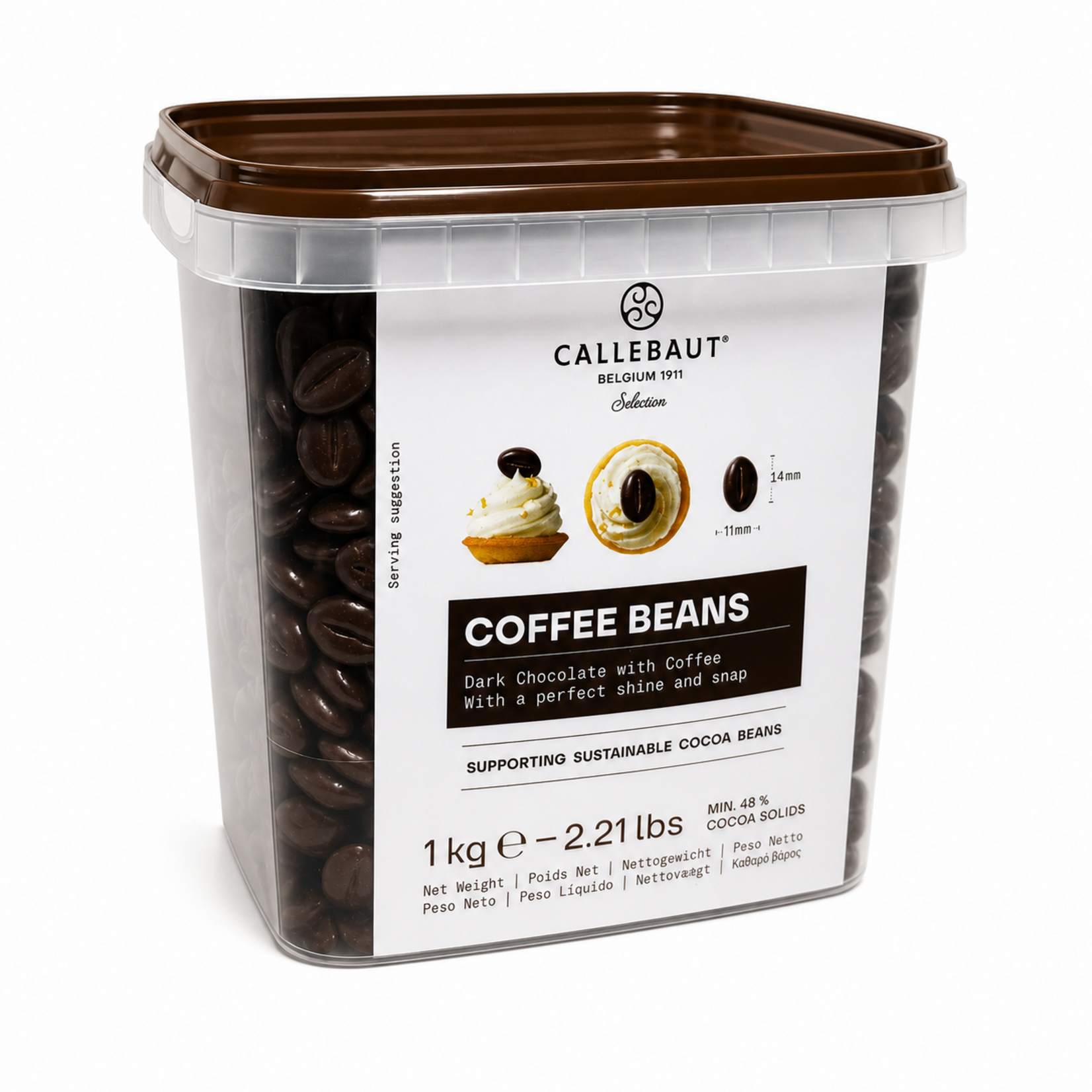 Callebaut Callebaut - Chocolate Coffee Beans - 2.2 lb