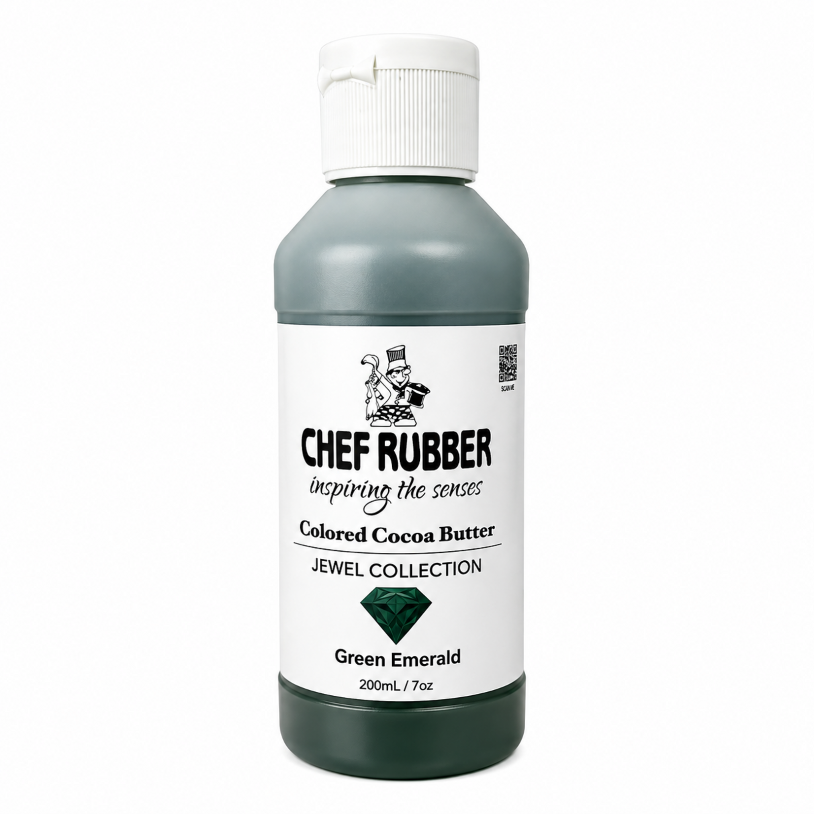 Chef Rubber Chef Rubber - Green Emerald Jewel Cocoa Butter - 7 oz