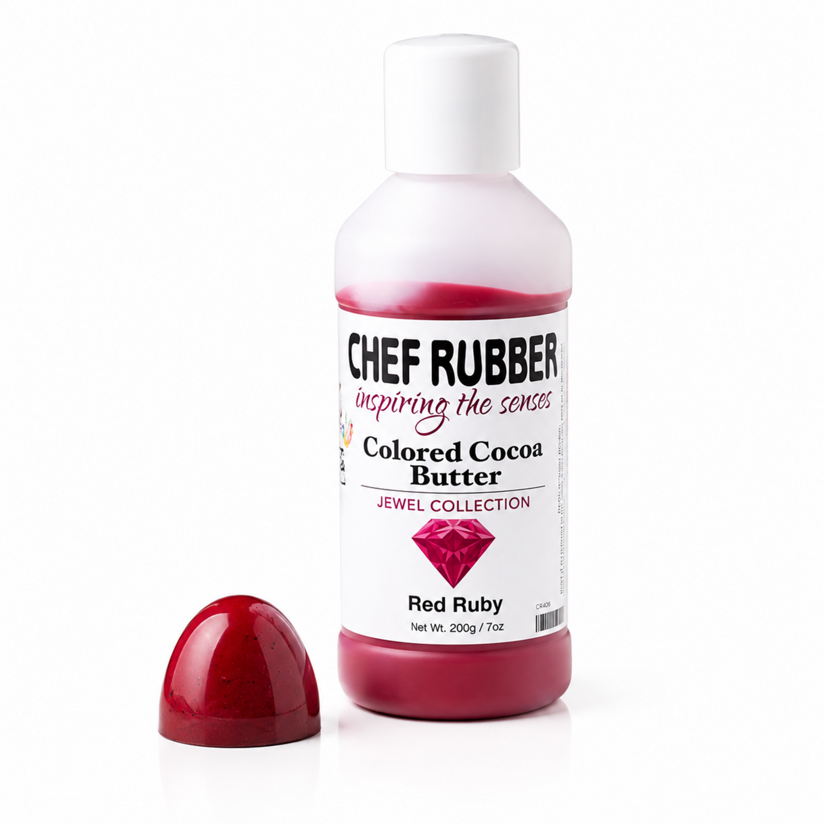 Chef Rubber Chef Rubber - Red Ruby Jewel Cocoa Butter - 7 oz