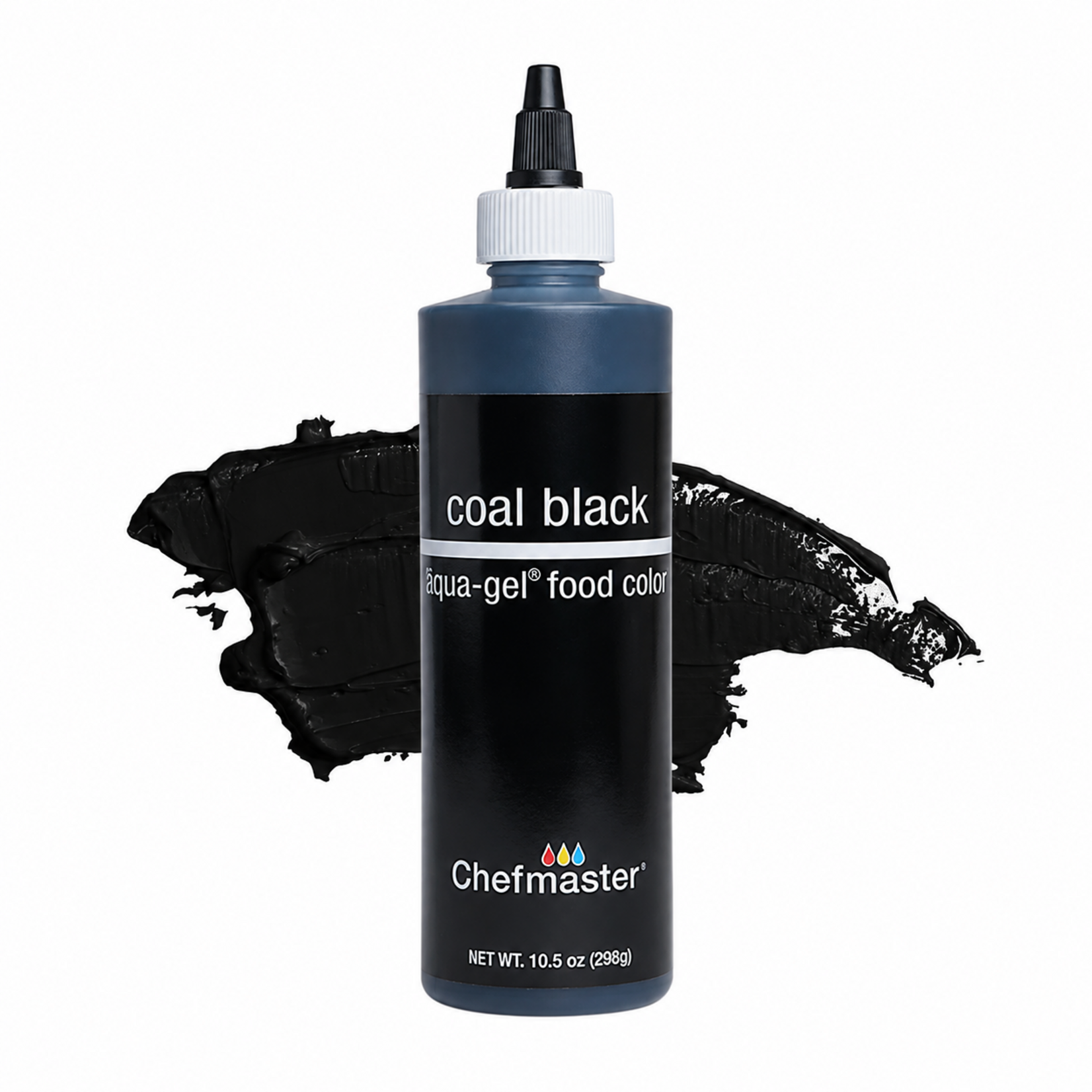 Chefmaster Chefmaster - Coal Black Gel Food Color - 10.5 oz