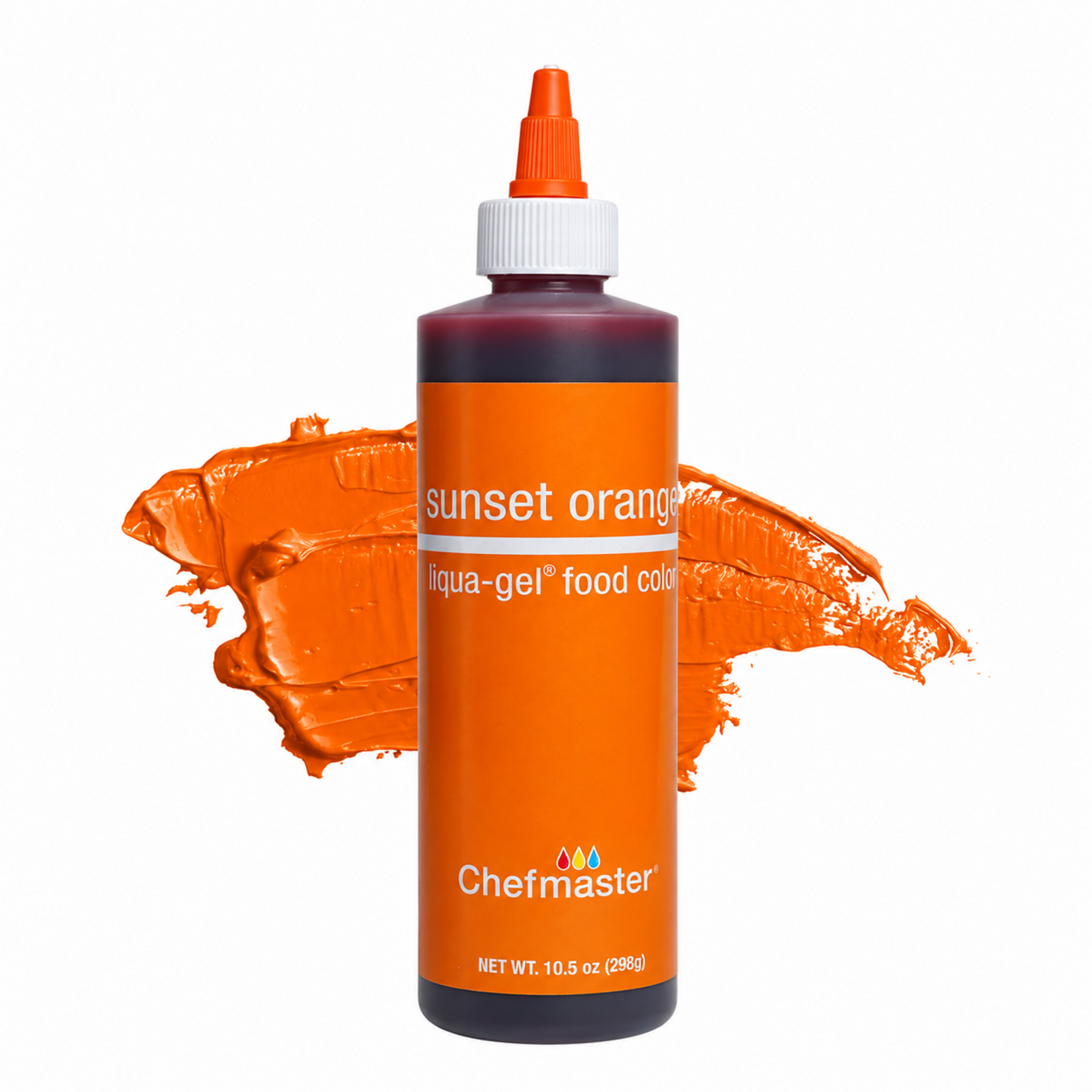 Chefmaster Chefmaster - Sunset Orange Gel Food Color - 10.5 oz
