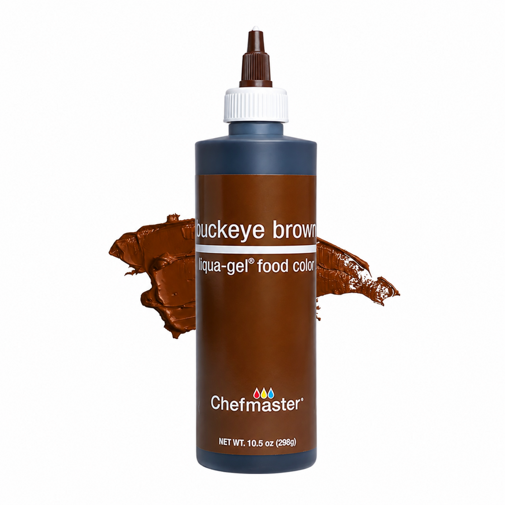 Chefmaster Chefmaster - Buckeye Brown Gel Food Color - 10.5 oz
