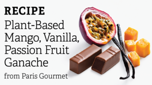 Plant-Based Mango Vanilla Passion Fruit Ganache