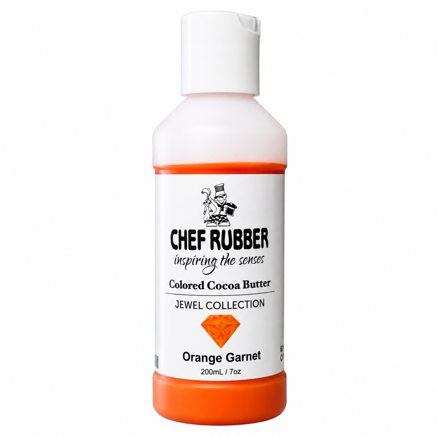 Chef Rubber Chef Rubber - Orange Garnet Cocoa Butter - 7 oz