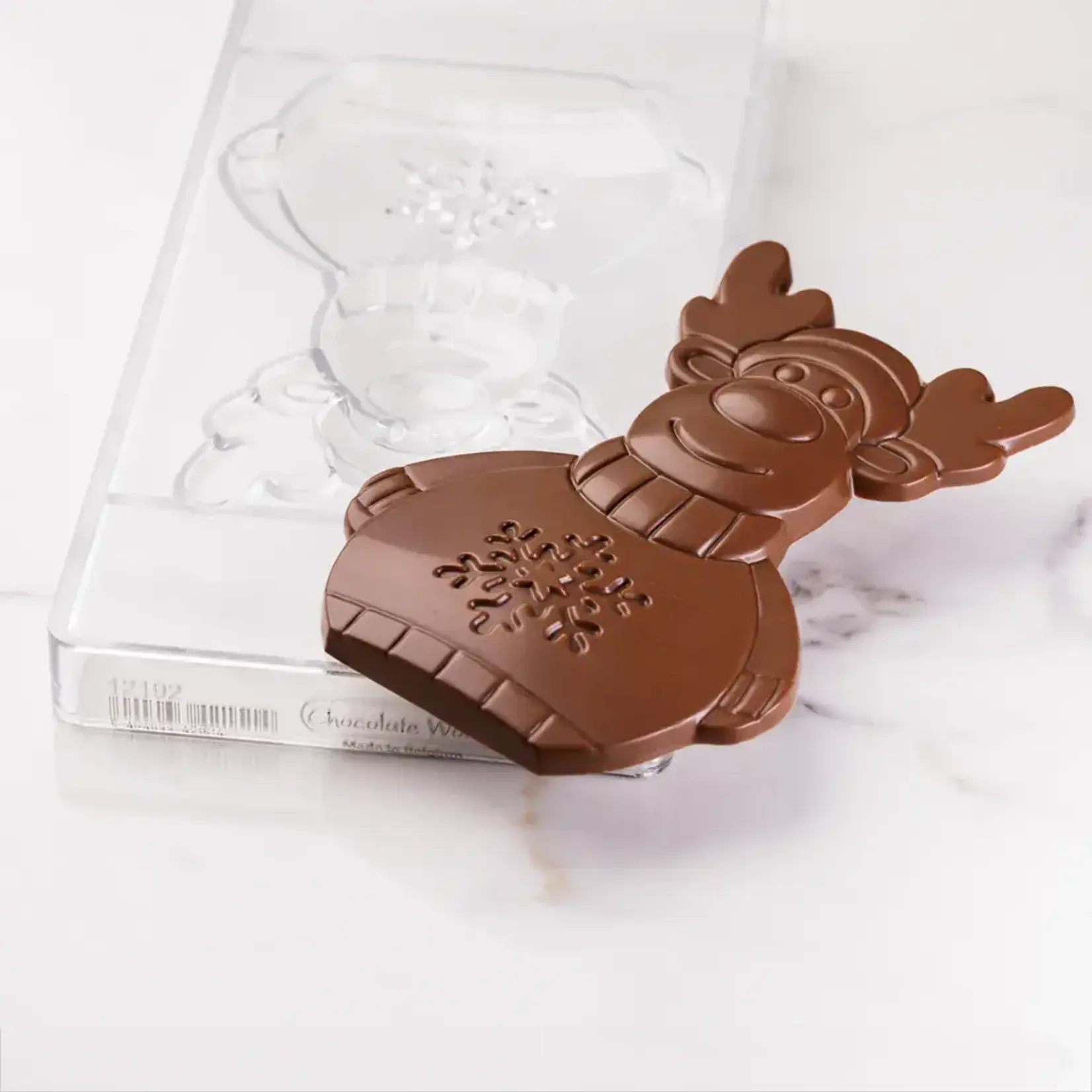 Chocolate World Chocolate World - Reindeer Polycarbonate Chocolate Mold (1 cavity)