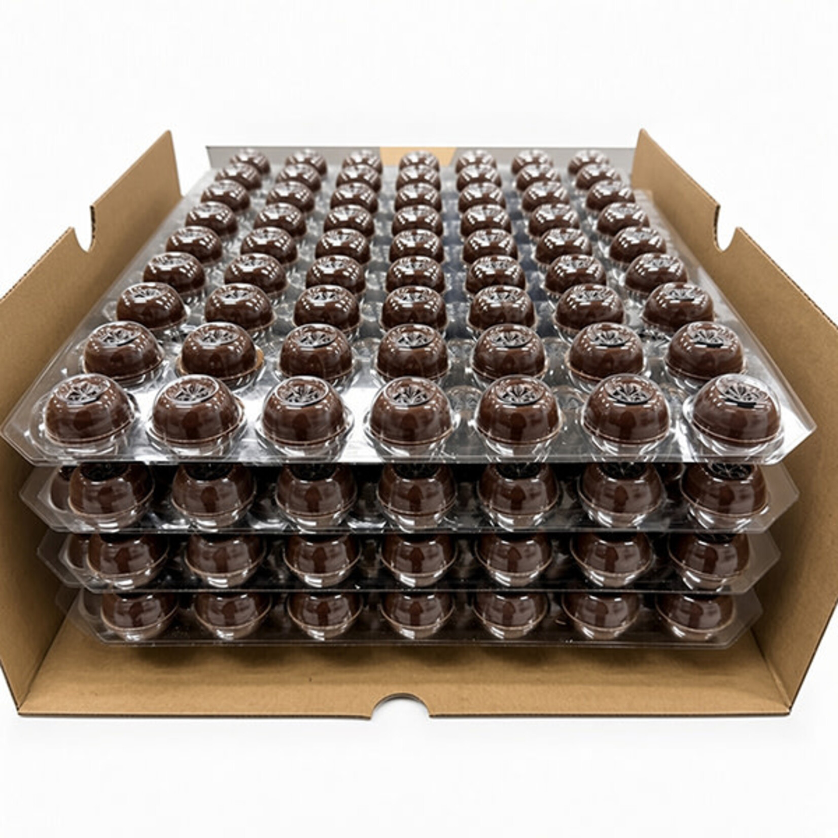 Dobla Dobla - Dark Chocolate Truffle Shells - 1" (504 ct)