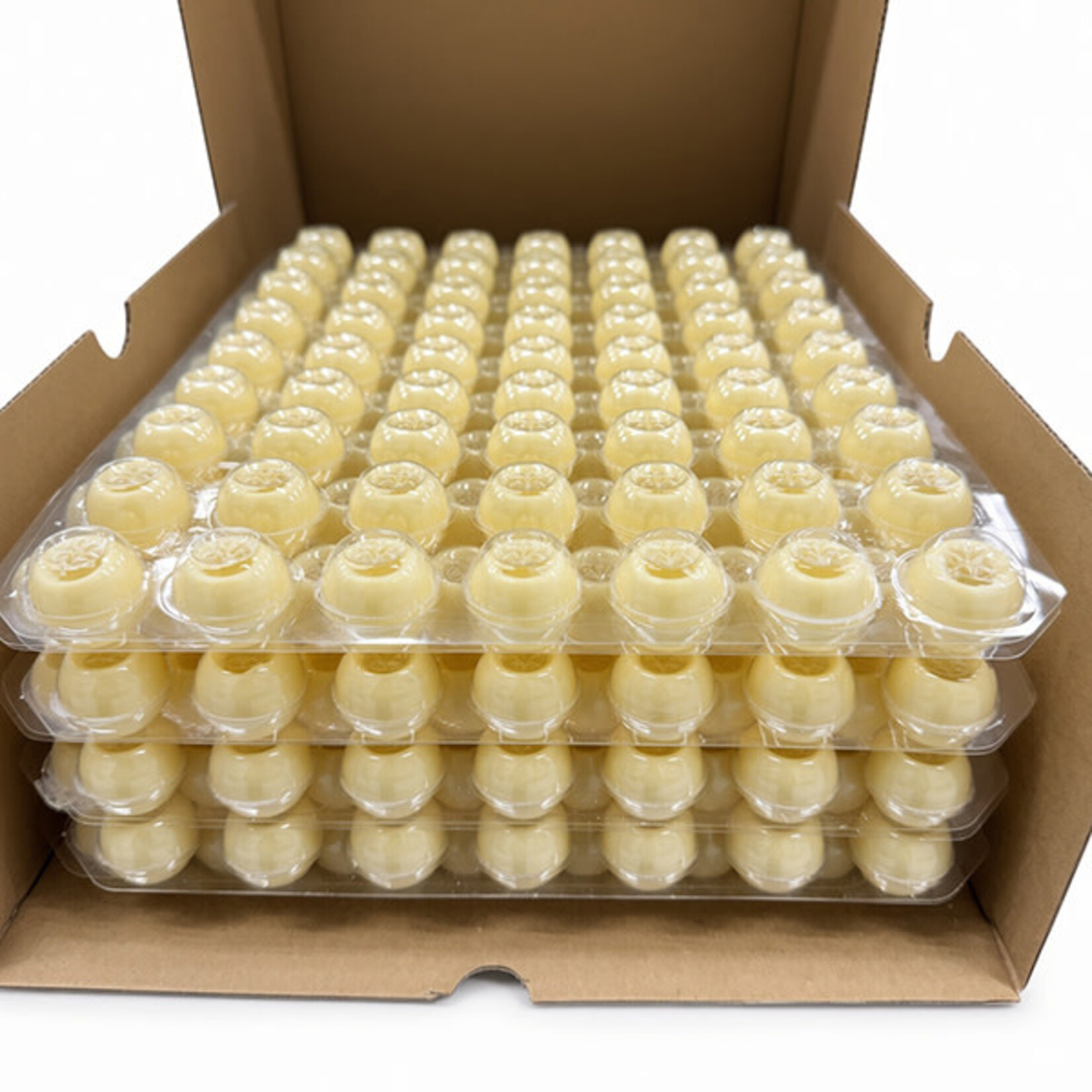 Dobla Dobla - White Chocolate Truffle Shells - 1" (504 ct)