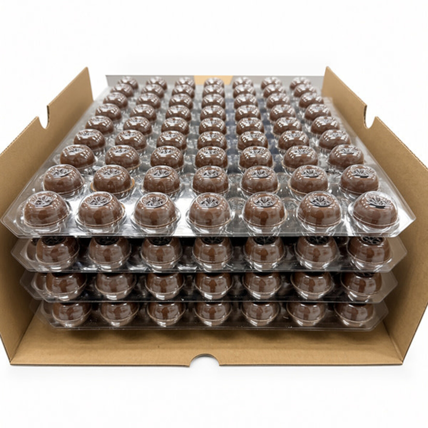 Dobla Dobla - Milk Chocolate Truffle Shells - 1" (504 ct)