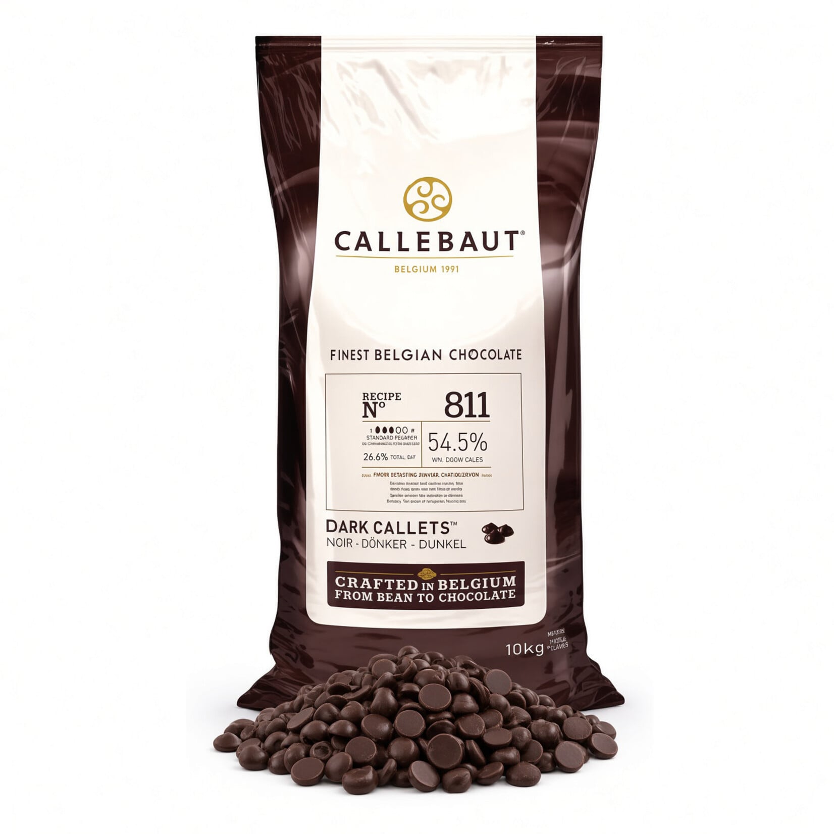 Callebaut Callebaut - 811 Dark Chocolate 54.5% - 22 lb (box of 2)
