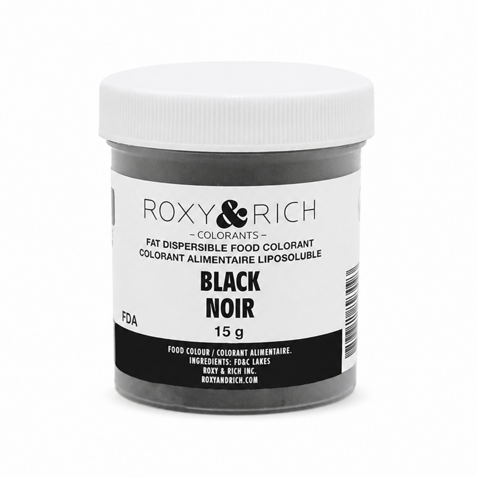 Roxy & Rich Roxy & Rich - Fat Dispersible Powdered Color, Black -