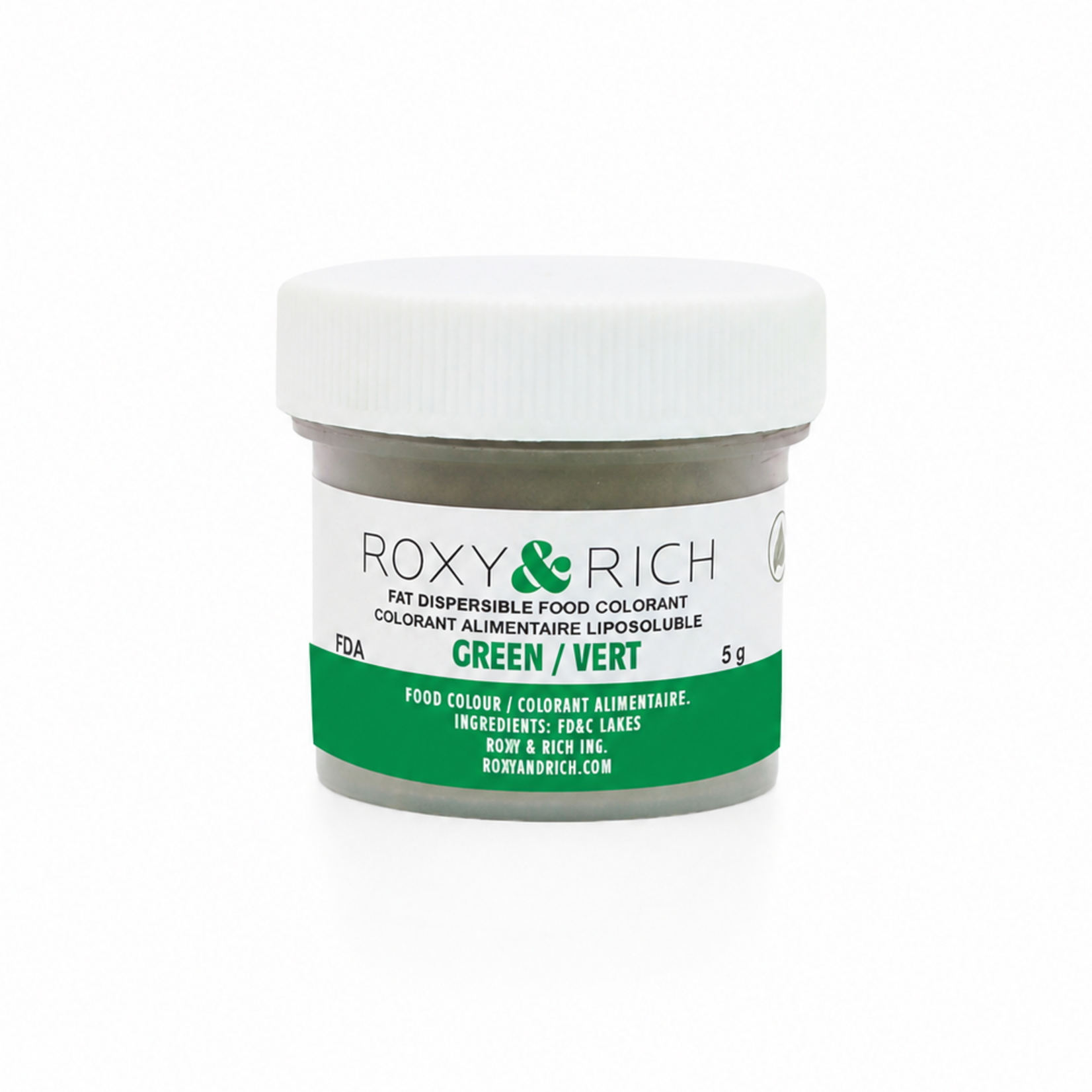 Roxy & Rich Roxy & Rich - Fat Dispersible Powdered Color, Green -