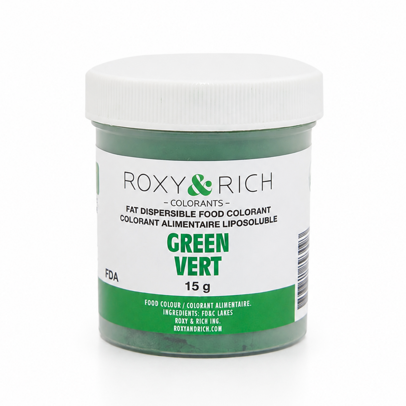 Roxy & Rich Roxy & Rich - Fat Dispersible Powdered Color, Green -
