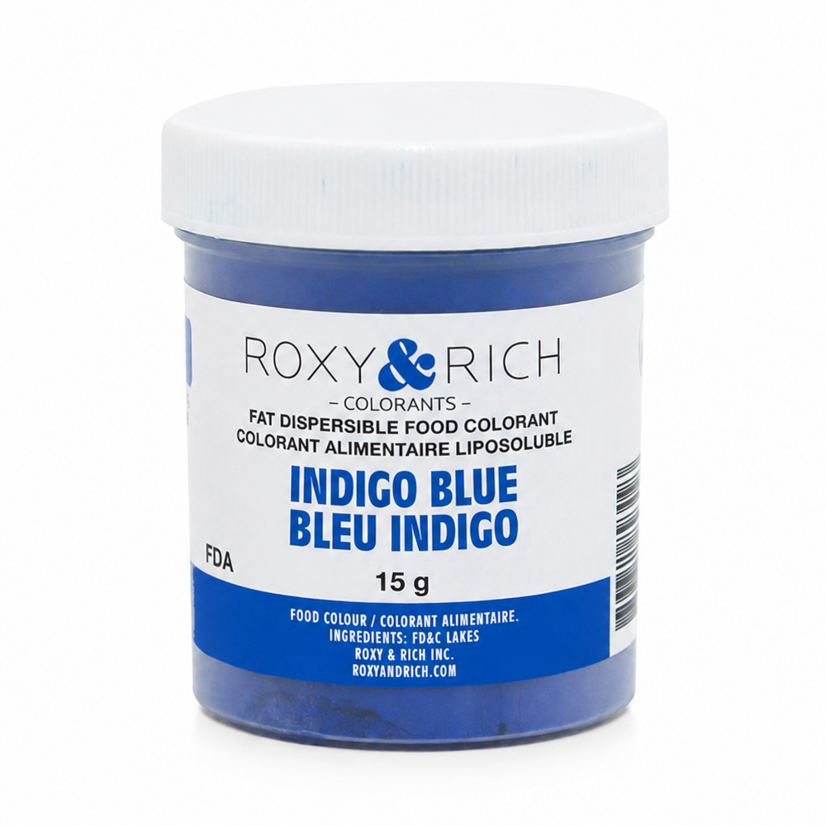 Roxy & Rich Roxy & Rich - Fat Dispersible Powdered Color, Indigo Blue -