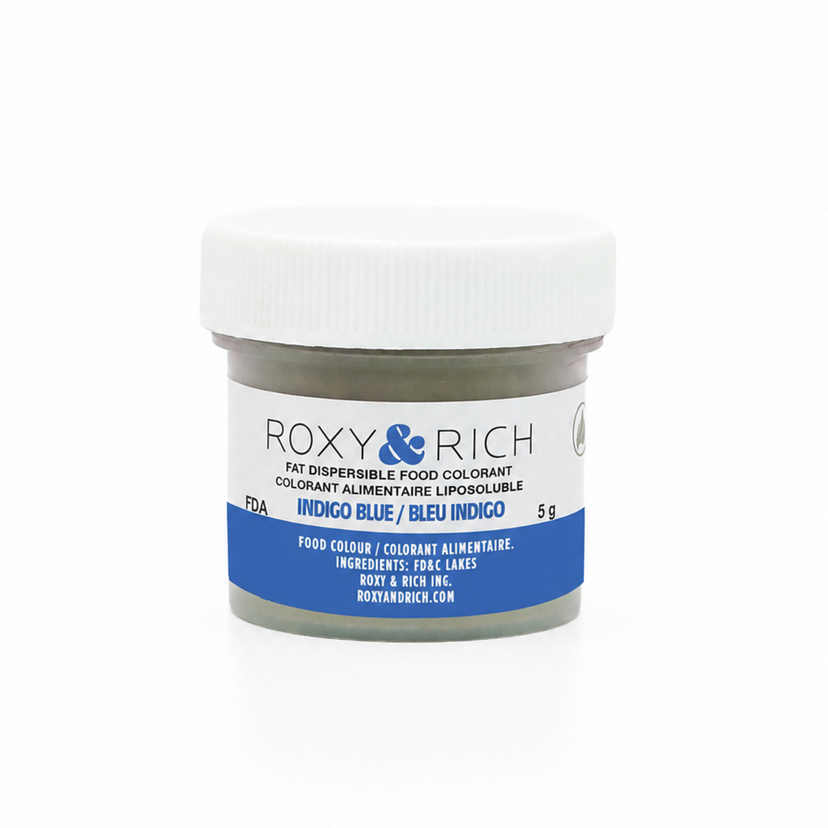 Roxy & Rich Roxy & Rich - Fat Dispersible Powdered Color, Indigo Blue -
