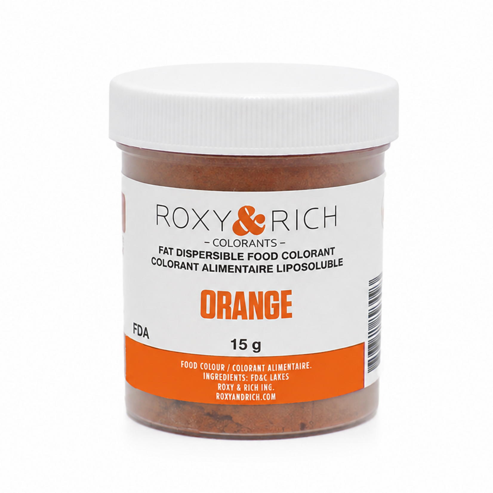 Roxy & Rich Roxy & Rich - Fat Dispersible Powdered Color, Orange -