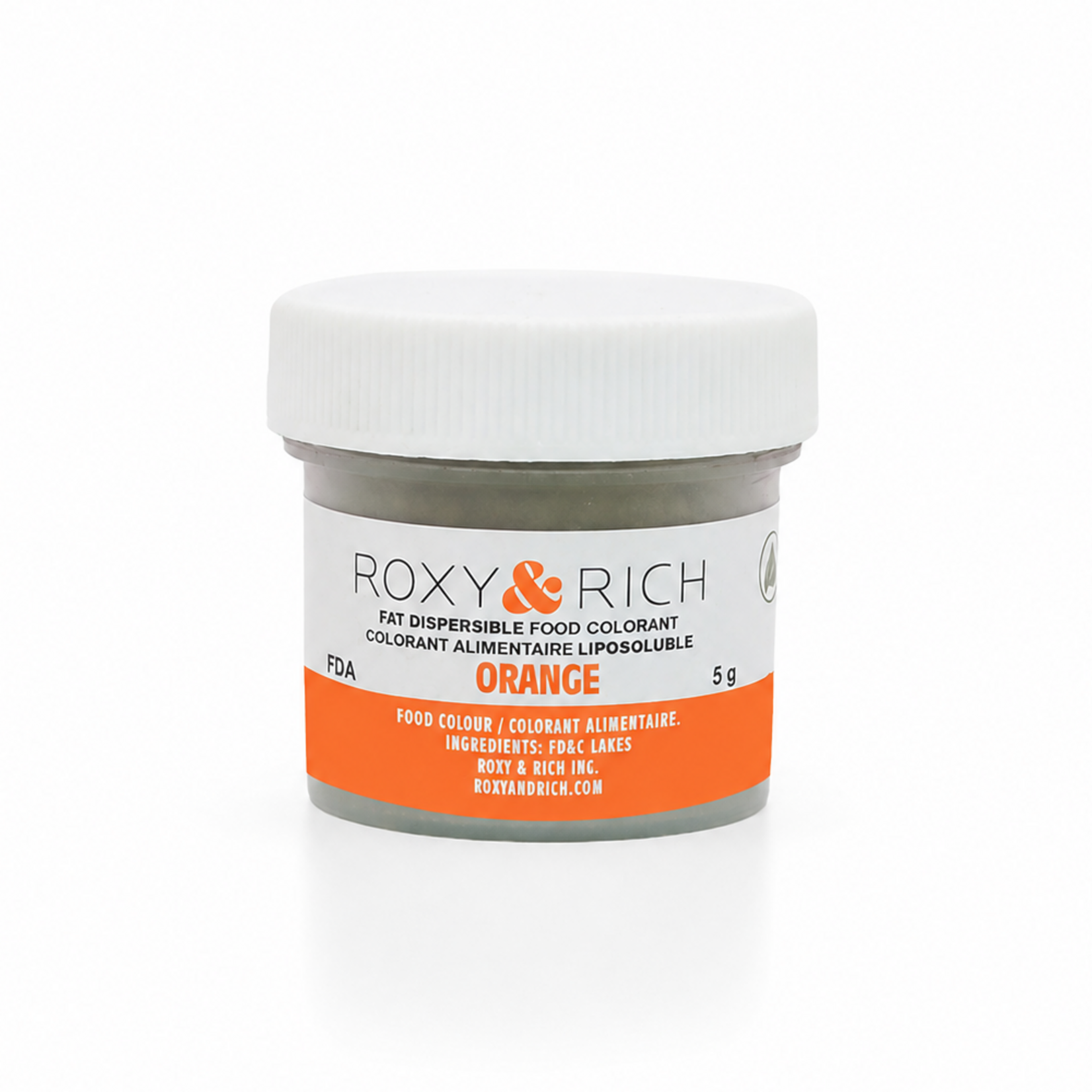 Roxy & Rich Roxy & Rich - Fat Dispersible Powdered Color, Orange -