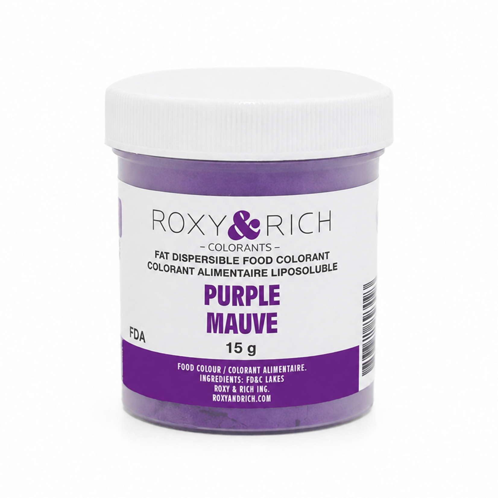 Roxy & Rich Roxy & Rich - Fat Dispersible Powdered Color, Purple -