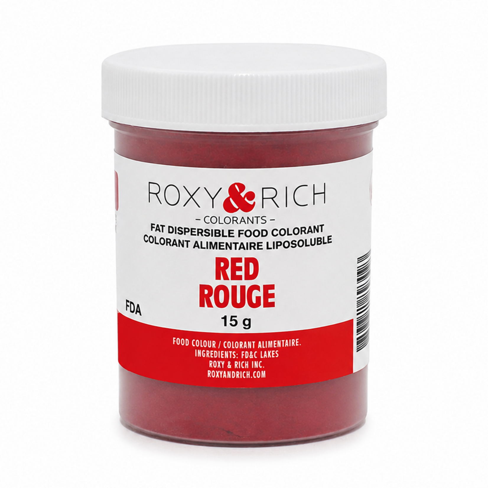 Roxy & Rich Roxy & Rich - Fat Dispersible Powdered Color, Red -