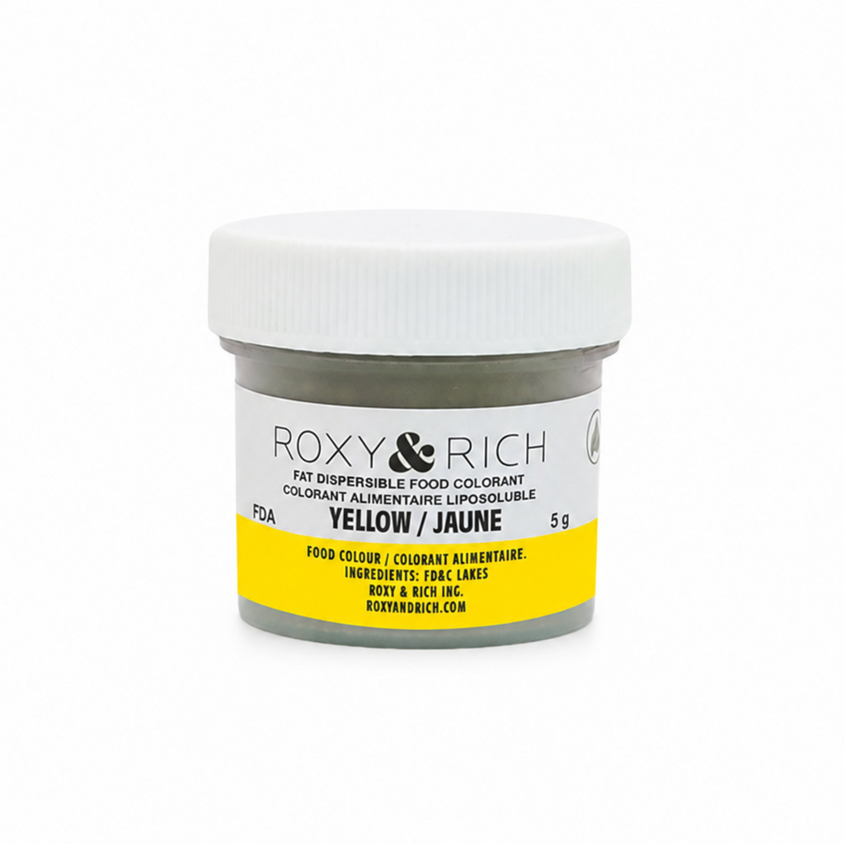 Roxy & Rich Roxy & Rich - Fat Dispersible Powdered Color, Yellow -