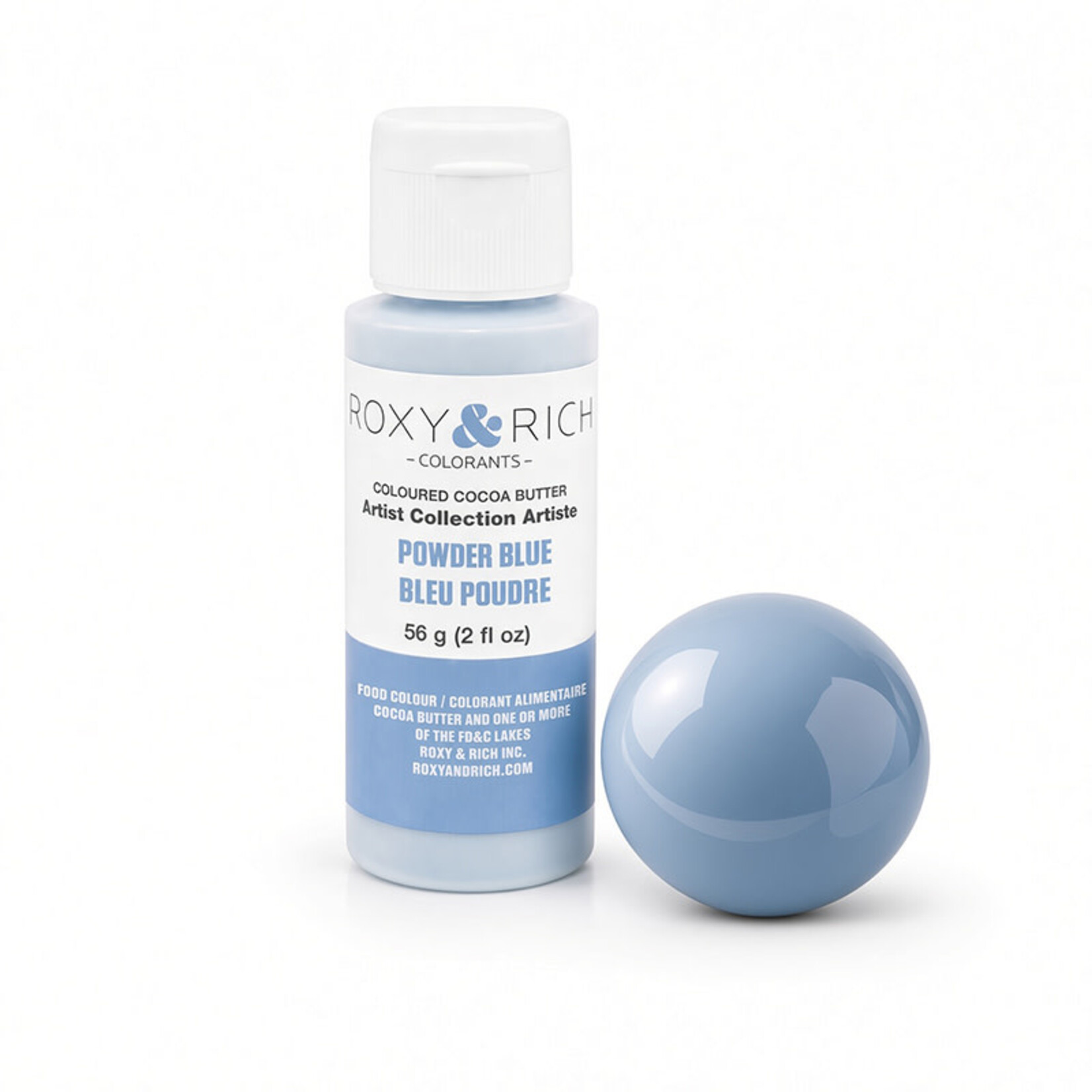 Roxy & Rich Roxy & Rich - Powder Blue Cocoa Butter - 2 oz