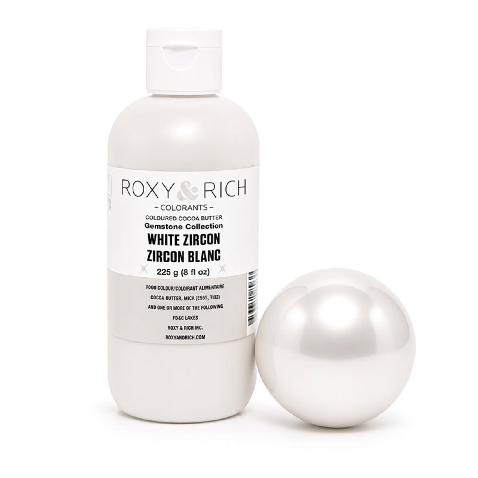 Roxy & Rich Roxy & Rich - White Zircon Cocoa Butter - 8 oz