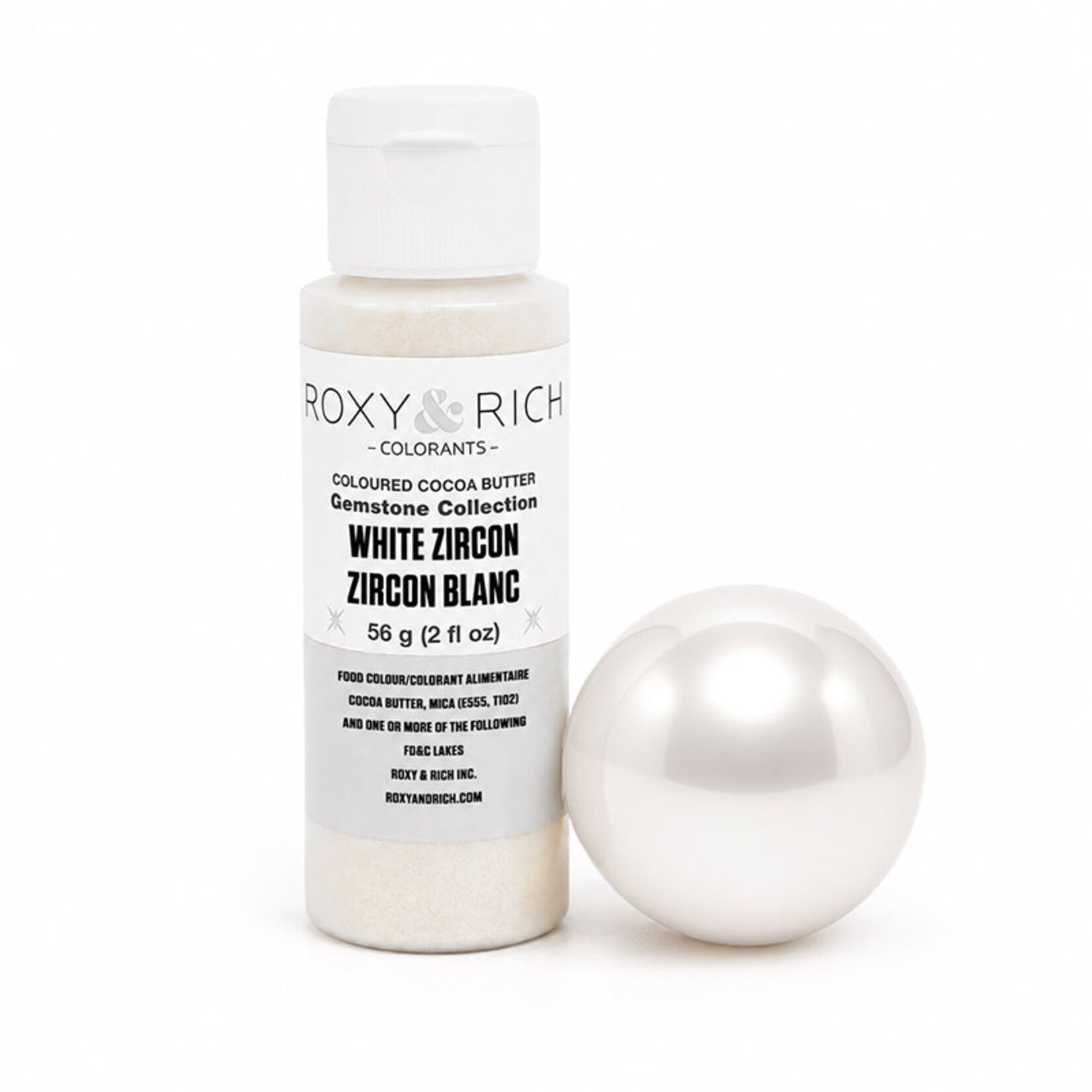 Roxy & Rich Roxy & Rich - White Zircon Cocoa Butter - 2 oz