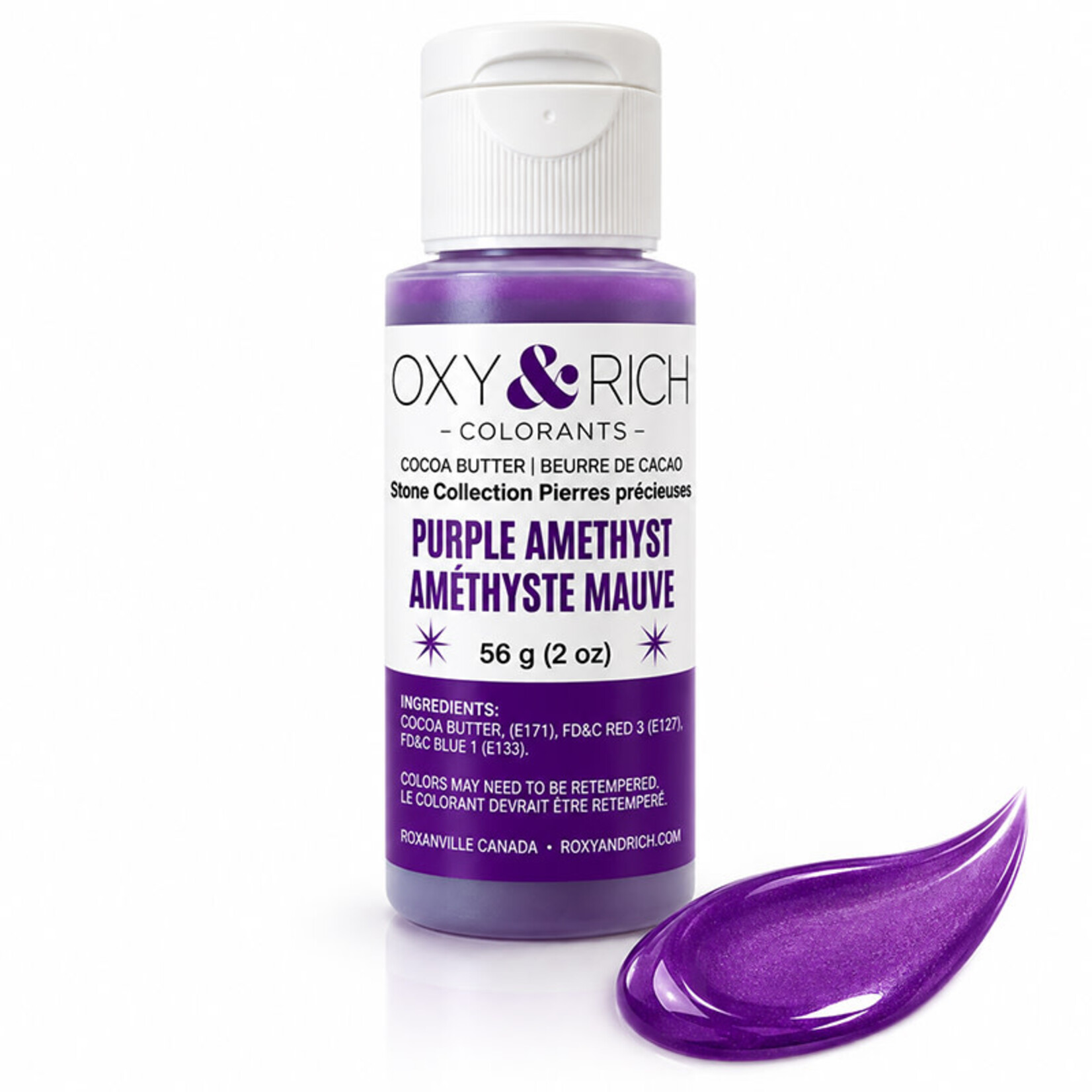 Roxy & Rich Roxy & Rich - Purple Amethyst Cocoa Butter - 2 oz