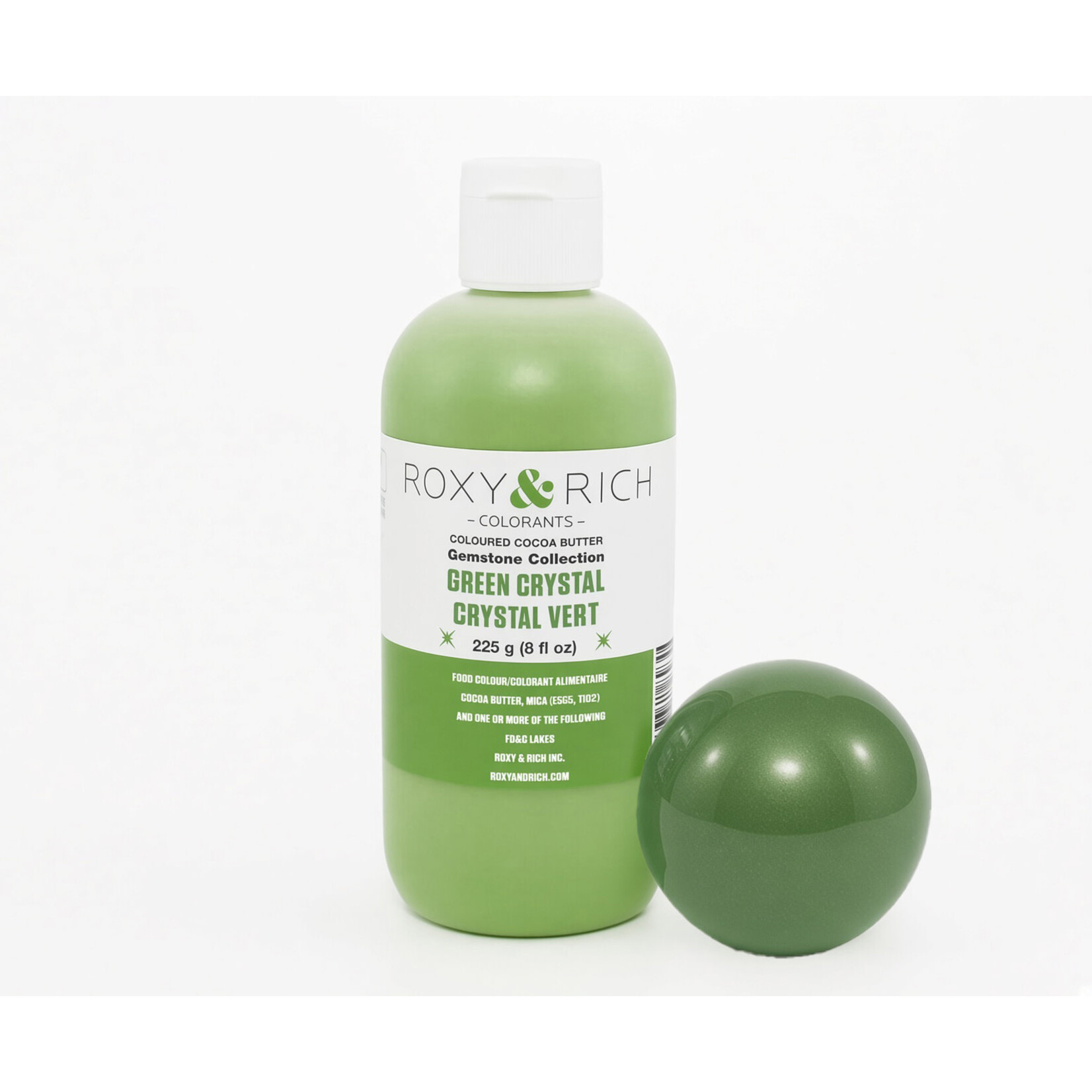 Roxy & Rich Roxy & Rich - Green Crystal Cocoa Butter - 8 oz