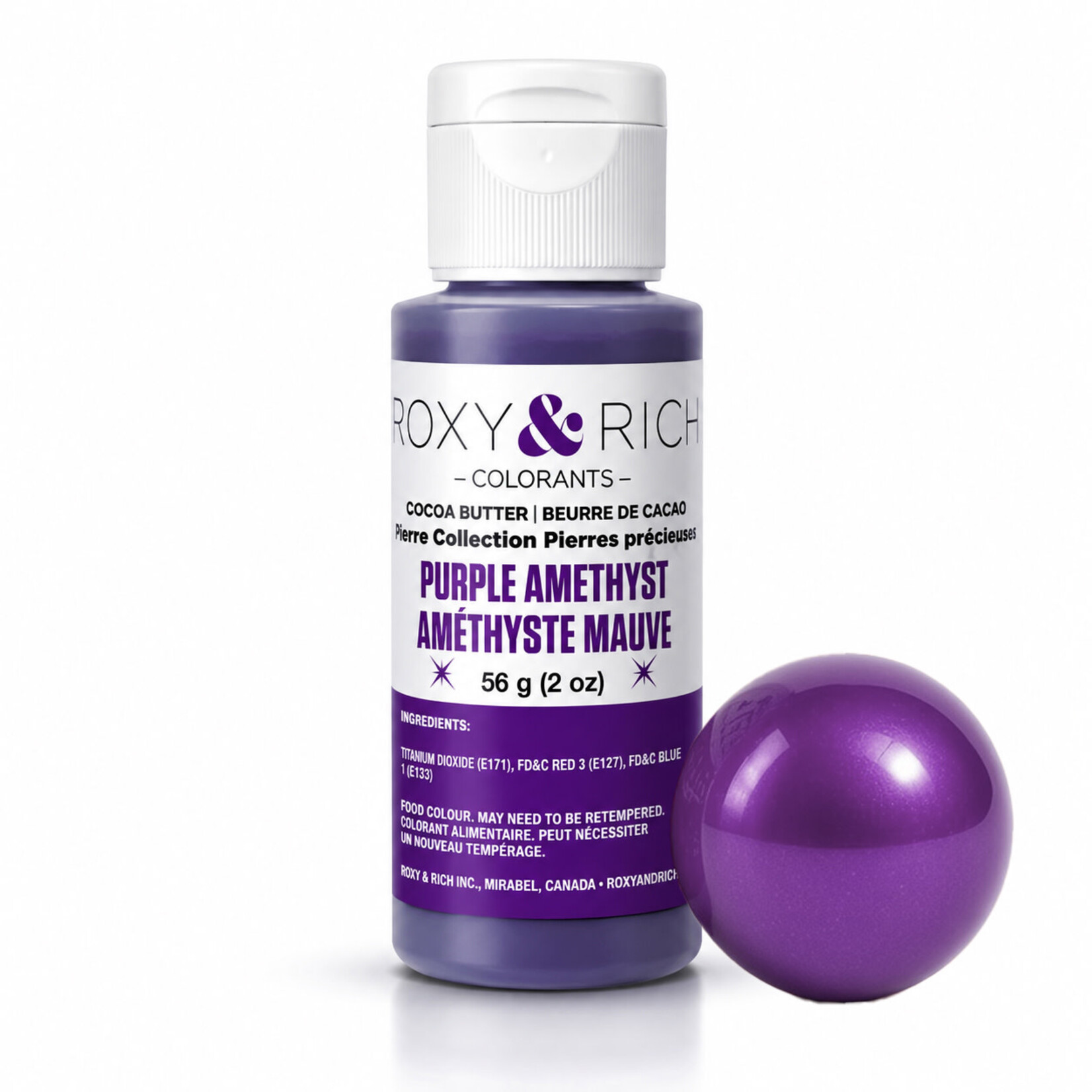 Roxy & Rich Roxy & Rich - Purple Amethyst Cocoa Butter - 2 oz