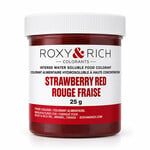 Roxy & Rich Roxy & Rich - Water Soluble Powdered Color, Strawberry Red - 25 g