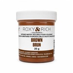 Roxy & Rich Roxy & Rich - Water Soluble Powdered Color, Brown - 25 g